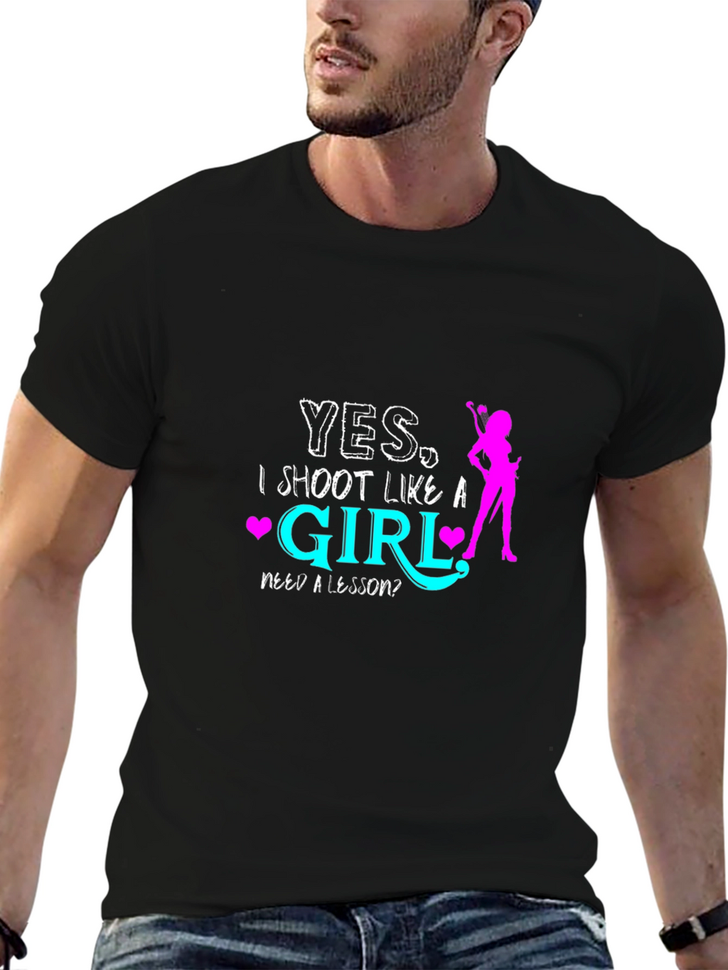 I Shoot Like a Girl Graphic Tee
