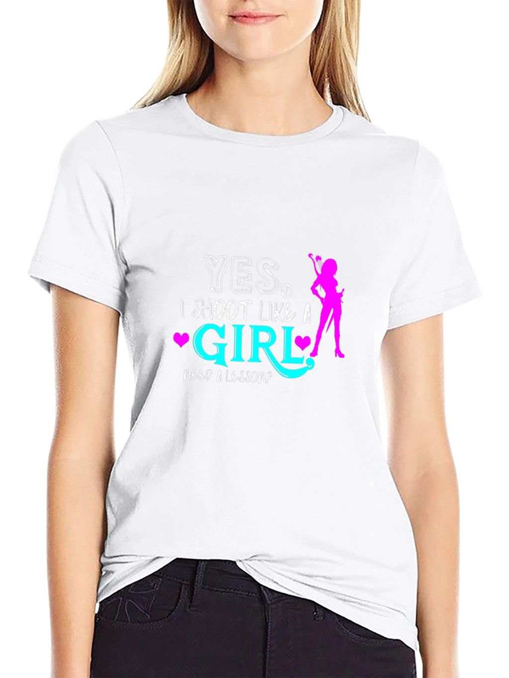 I Shoot Like a Girl Graphic Tee