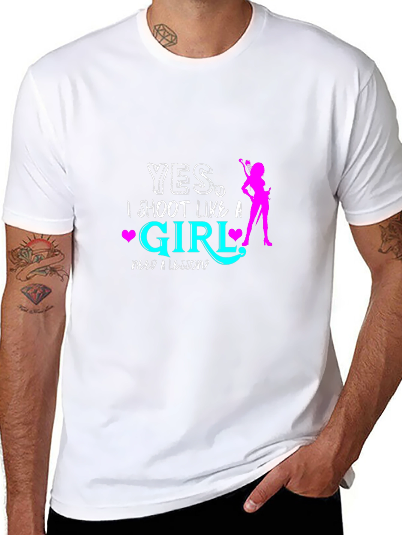 I Shoot Like a Girl Graphic Tee
