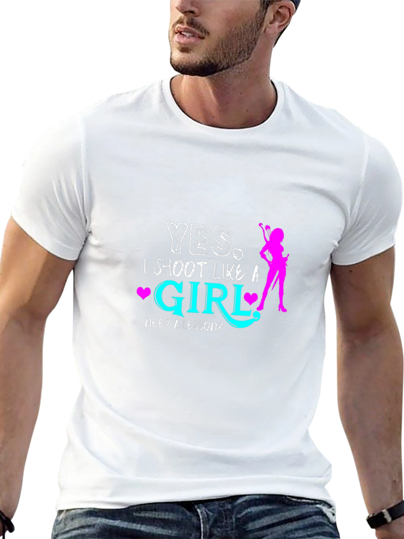 I Shoot Like a Girl Graphic Tee