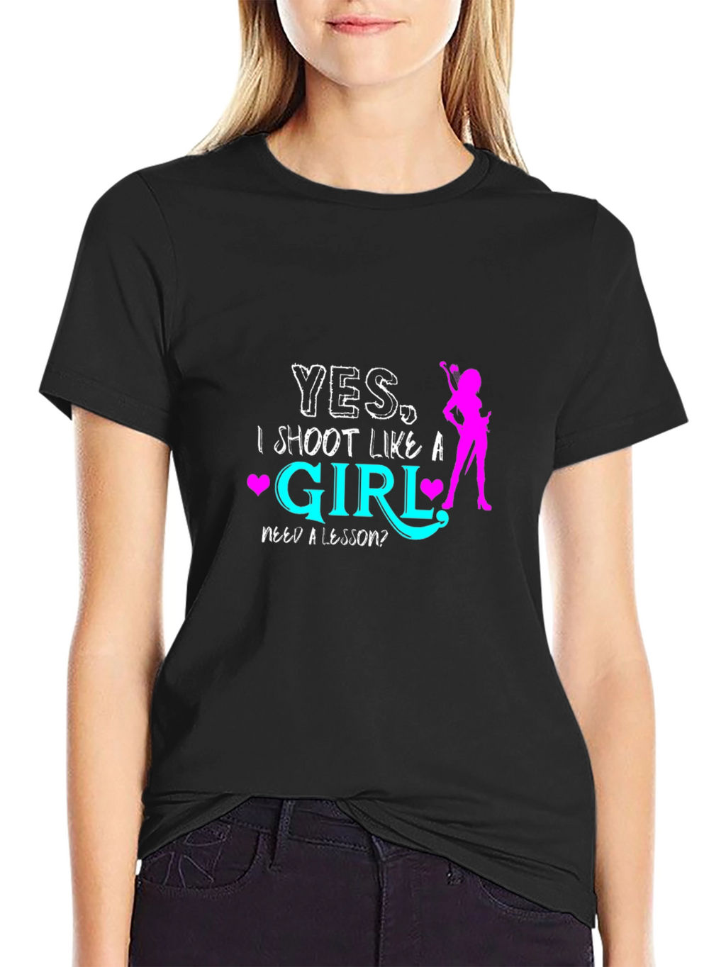 I Shoot Like a Girl Graphic Tee