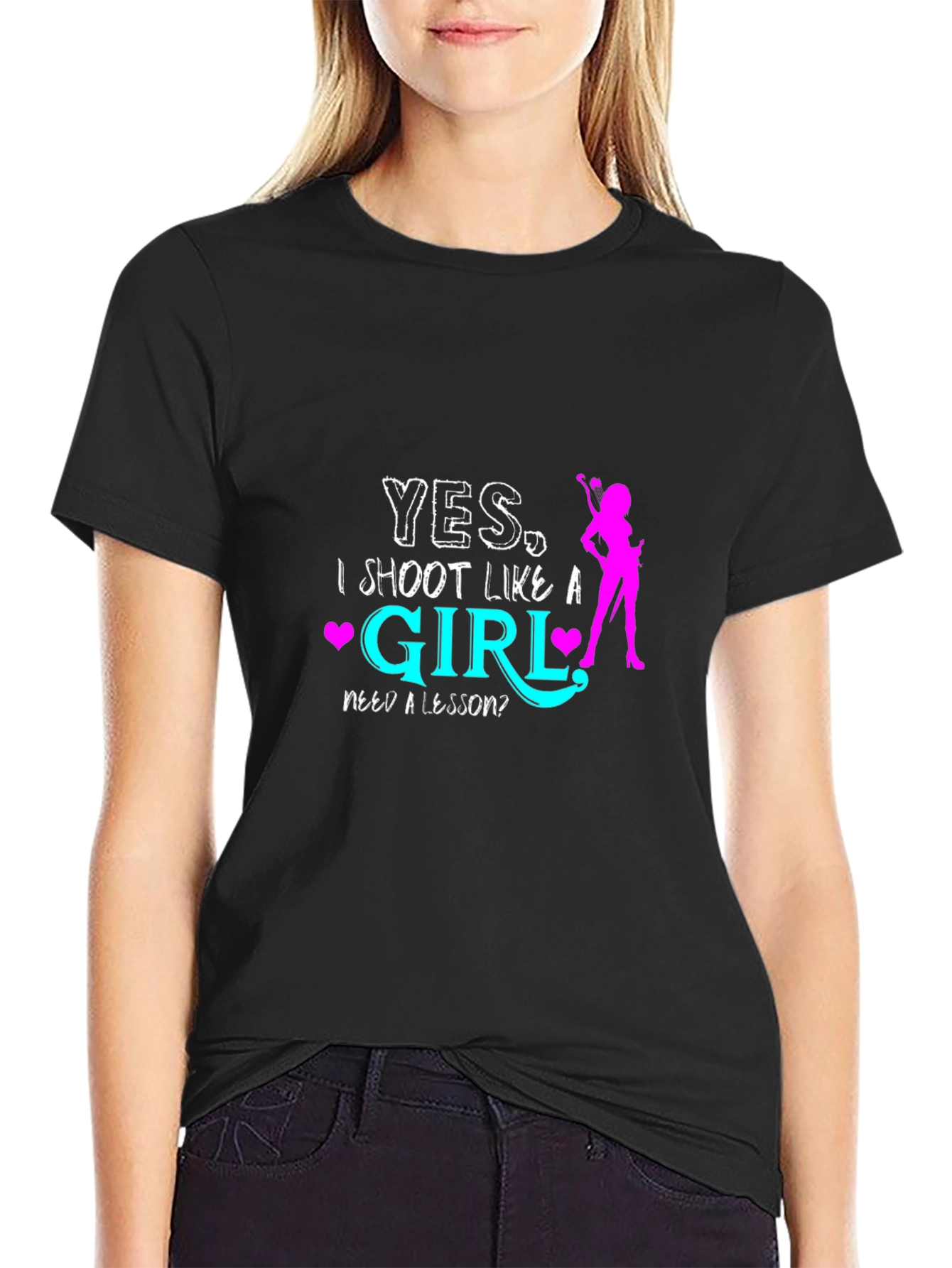 I Shoot Like a Girl Graphic Tee