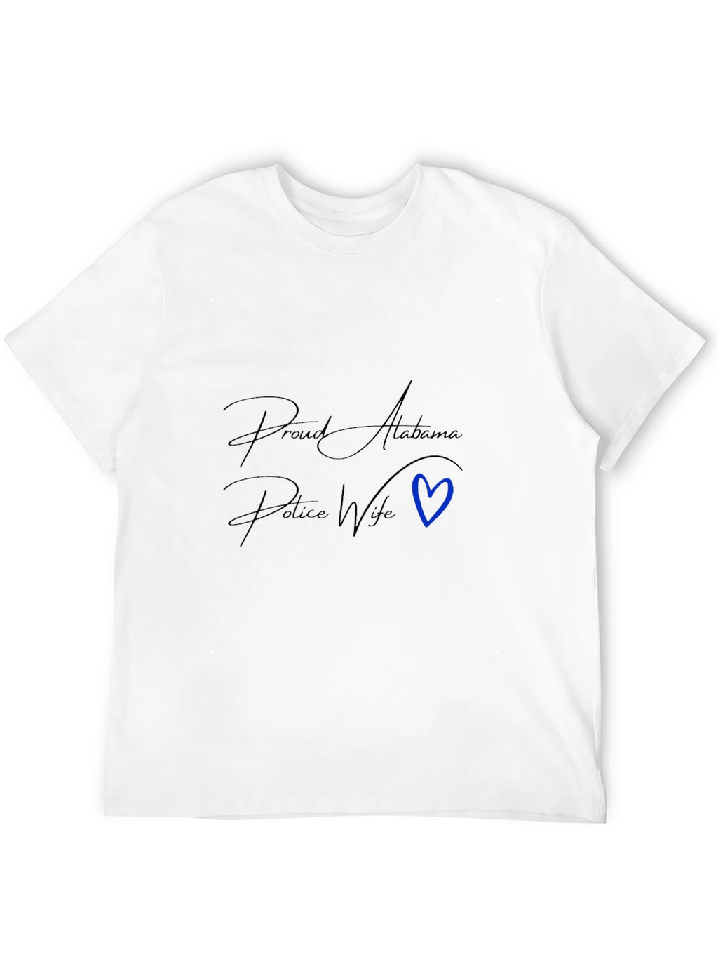 Proud Alabama Police Wife Graphic Tee