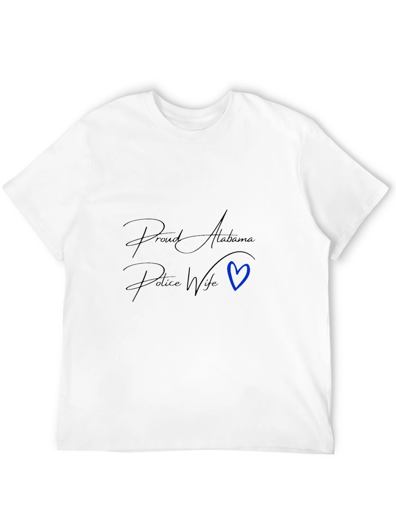 Proud Alabama Police Wife Graphic Tee