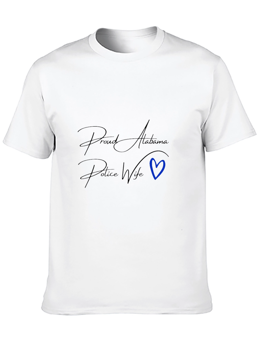 Proud Alabama Police Wife Graphic Tee