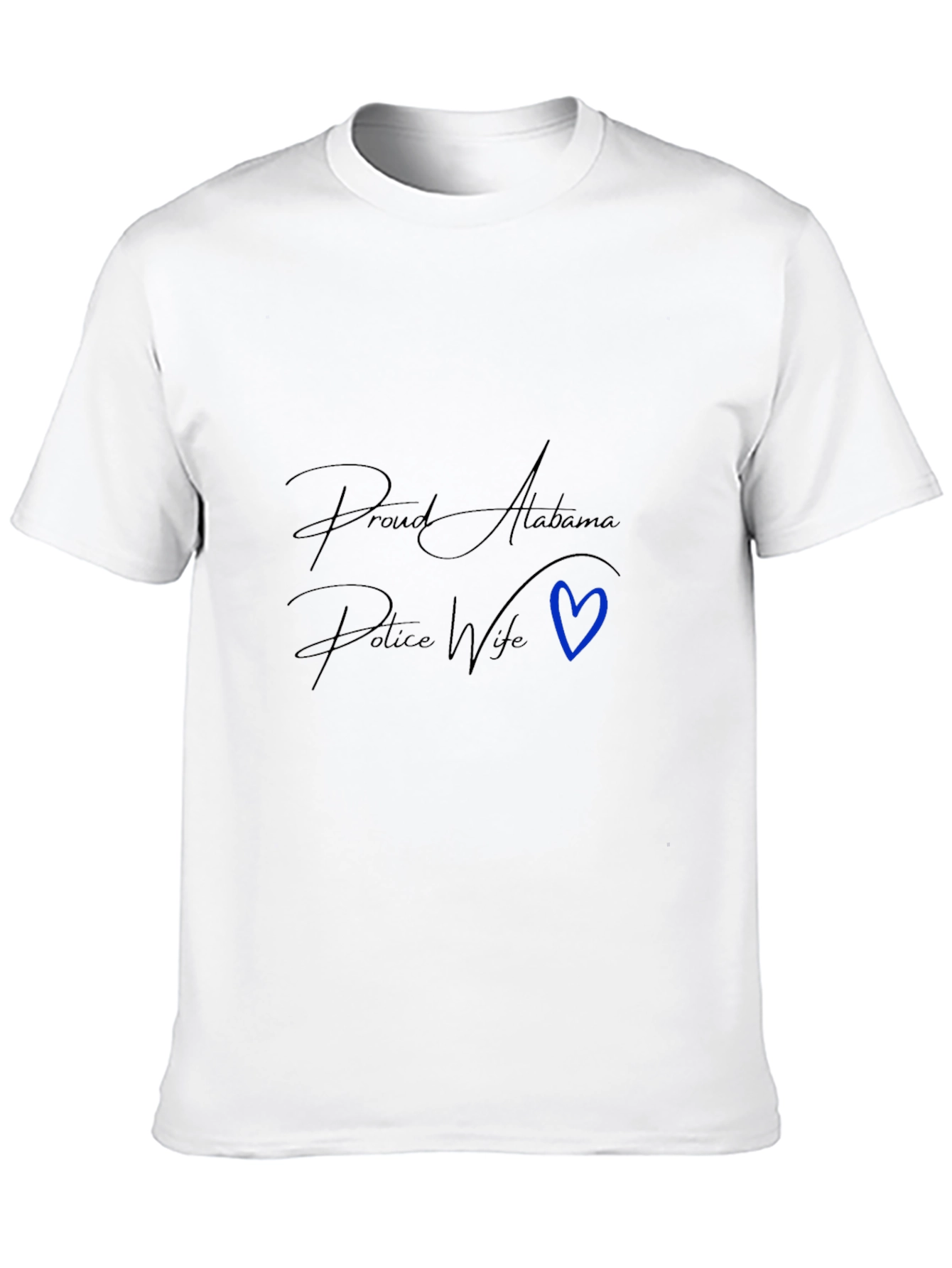 Proud Alabama Police Wife Graphic Tee