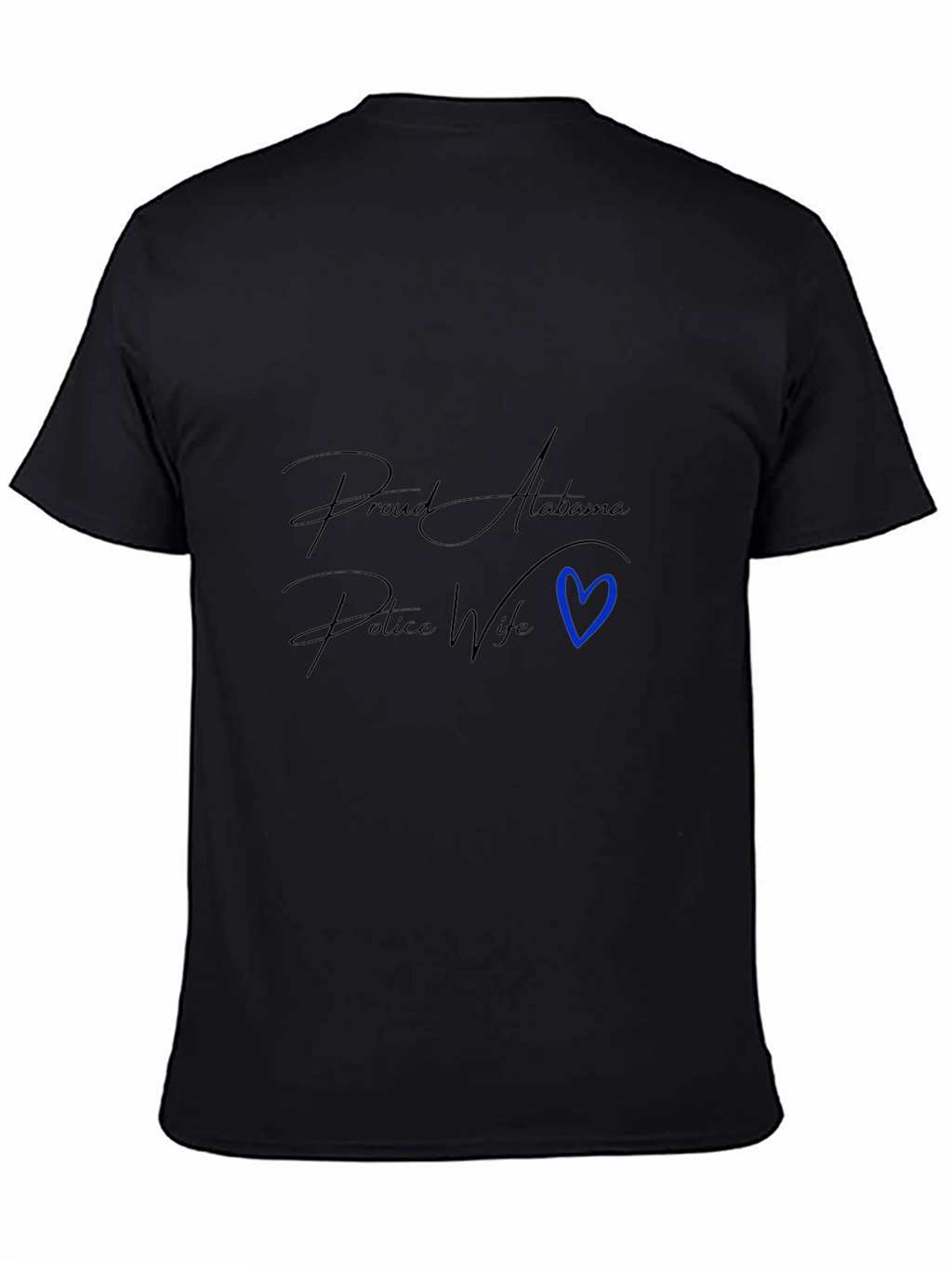 Proud Alabama Police Wife Graphic Tee