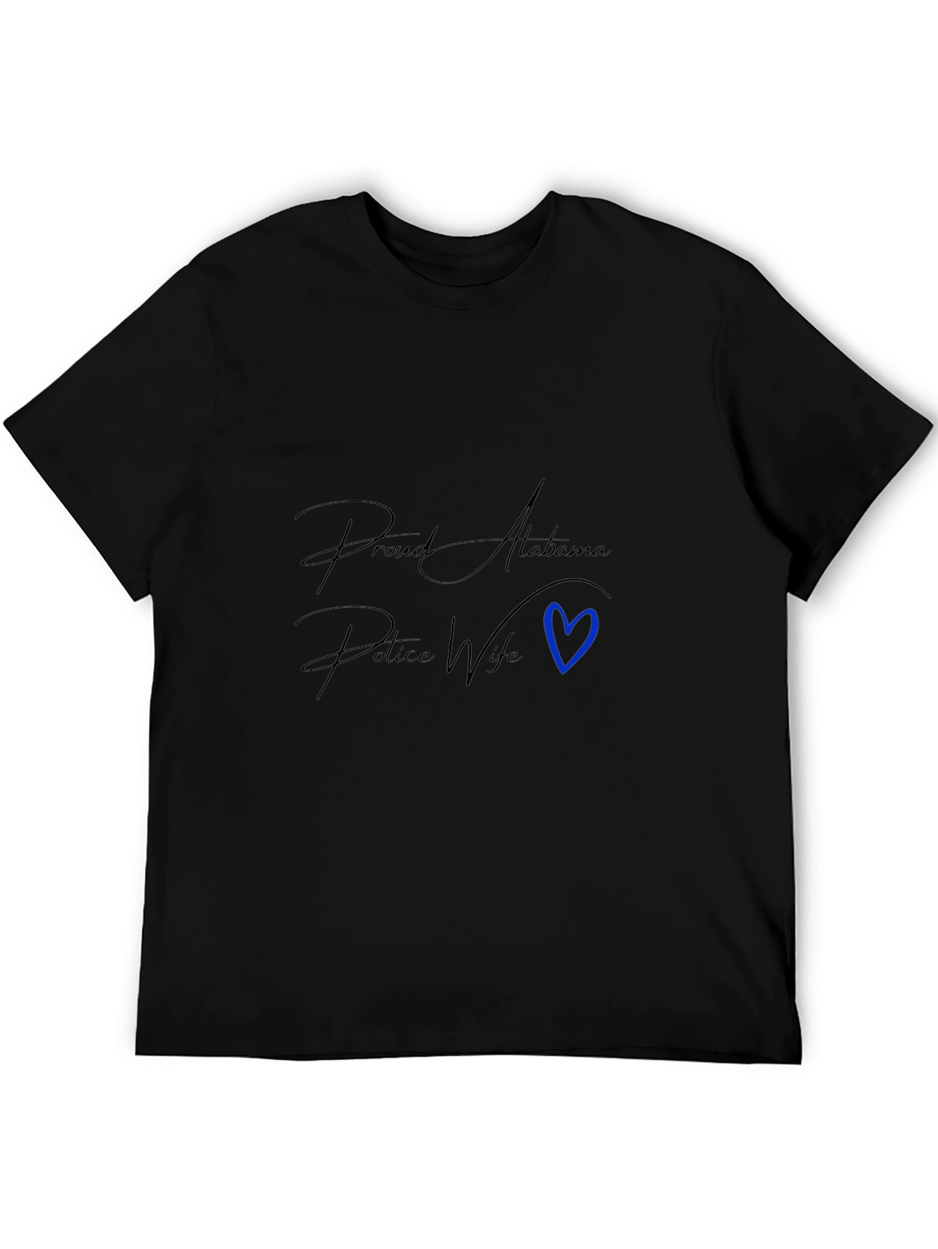 Proud Alabama Police Wife Graphic Tee