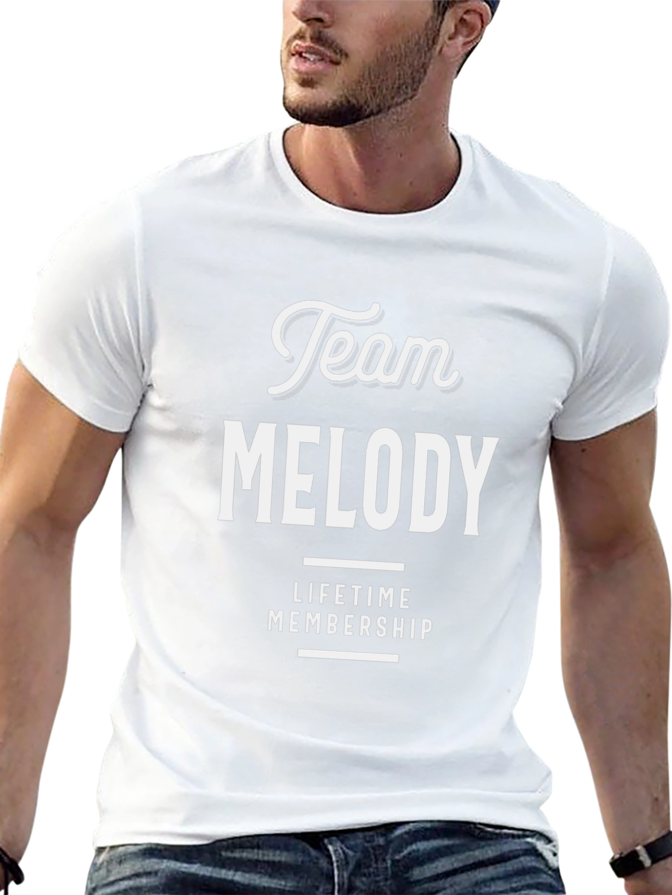 Team Melody Lifetime Membership Black T-Shirt
