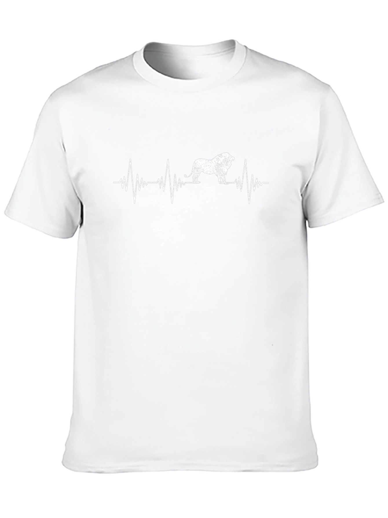 Lion Heartbeat Graphic T-Shirt