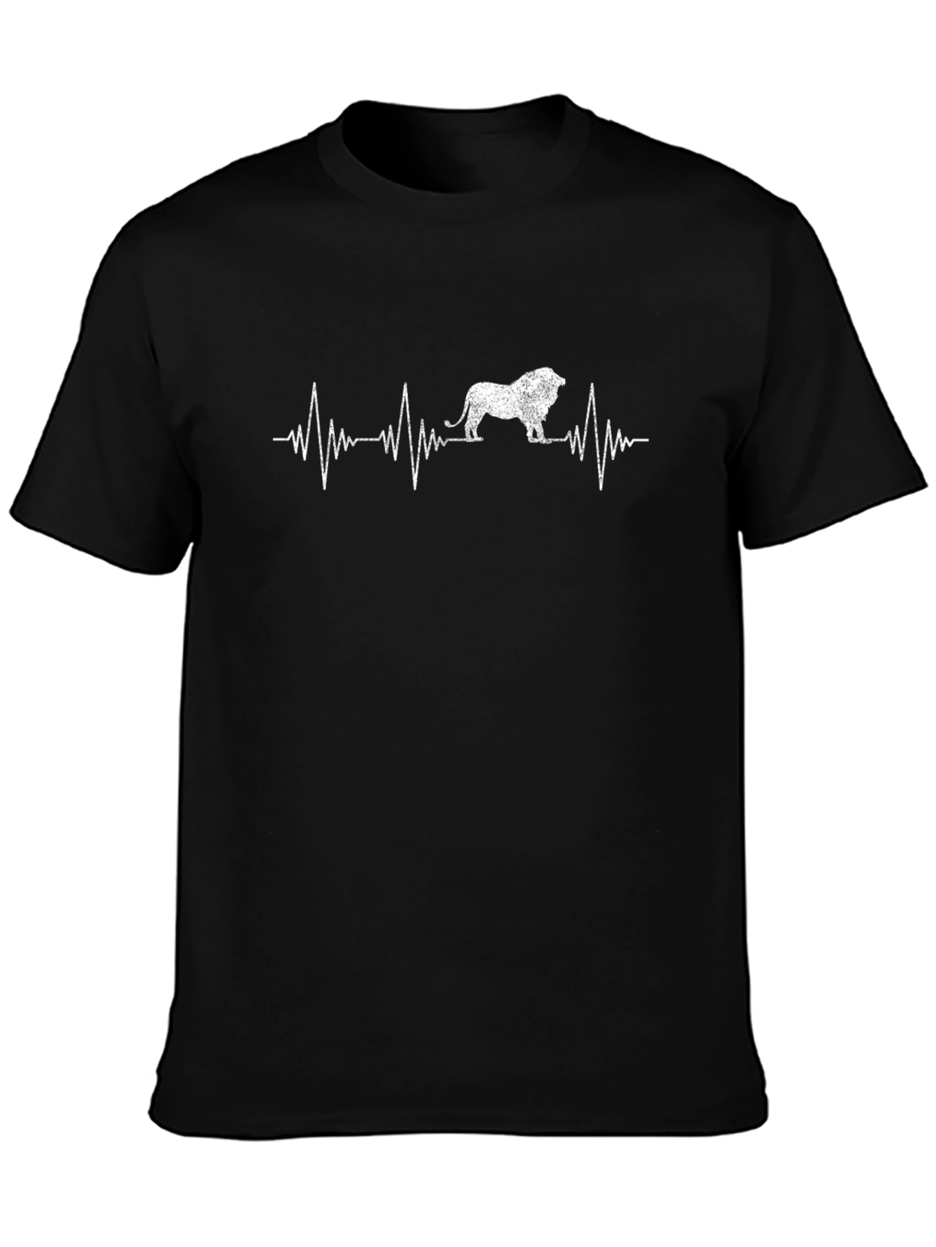 Lion Heartbeat Graphic T-Shirt