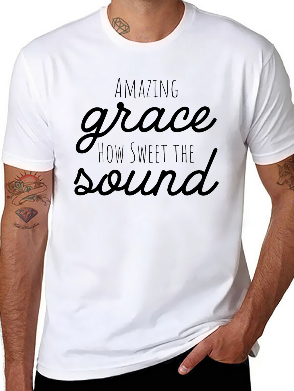 Amazing Grace Graphic T-Shirt - Soft Cotton Blend