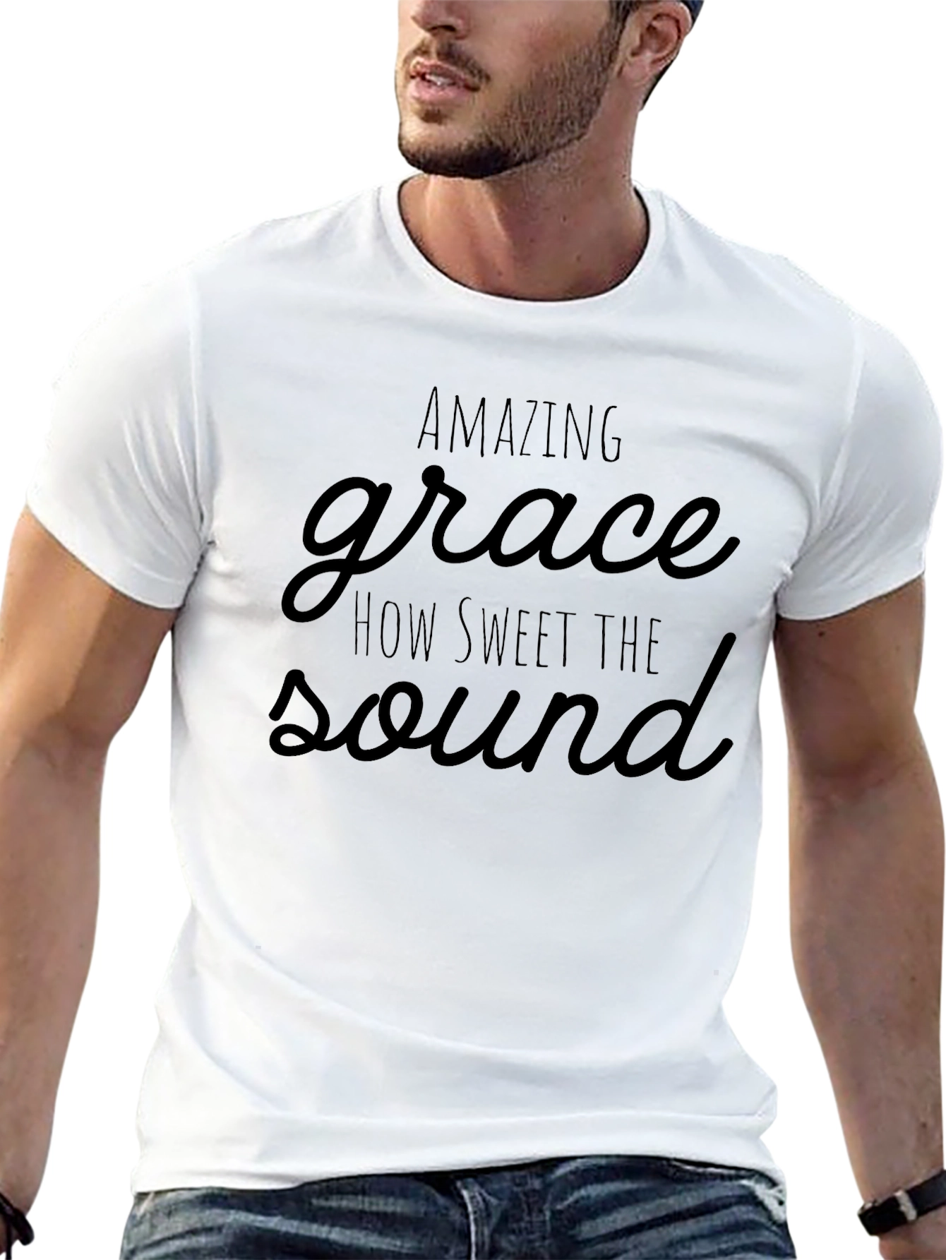 Amazing Grace Graphic T-Shirt - Soft Cotton Blend