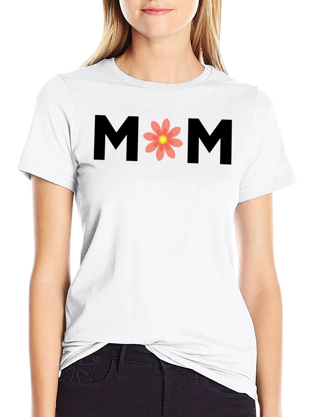 Mom Flower Graphic Tee - Perfect Mothers Day Gift
