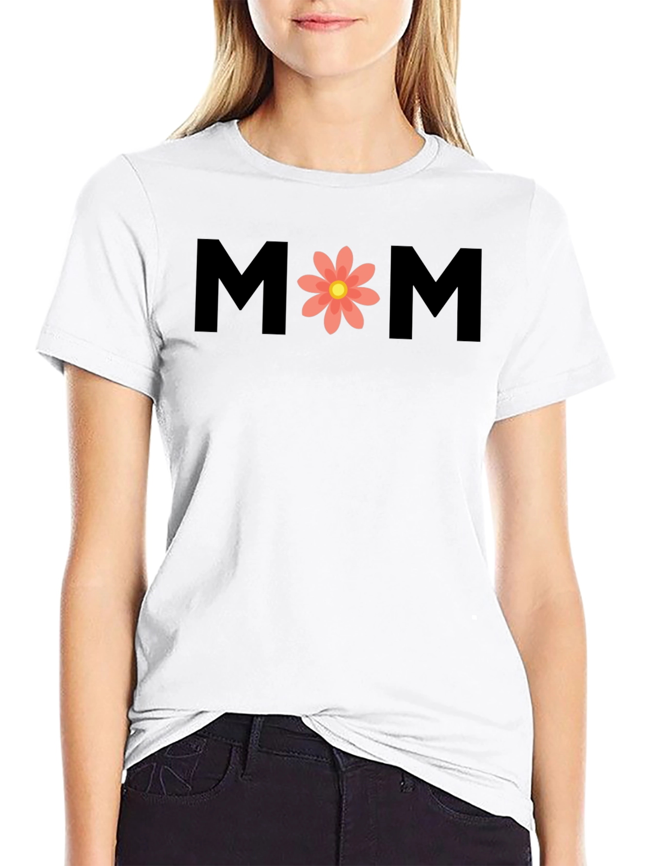 Mom Flower Graphic Tee - Perfect Mothers Day Gift