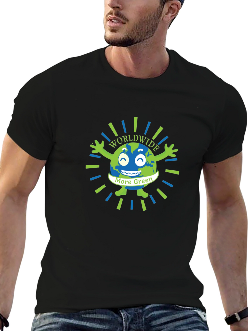 Eco-Friendly Graphic Tee - Worldwide More Green