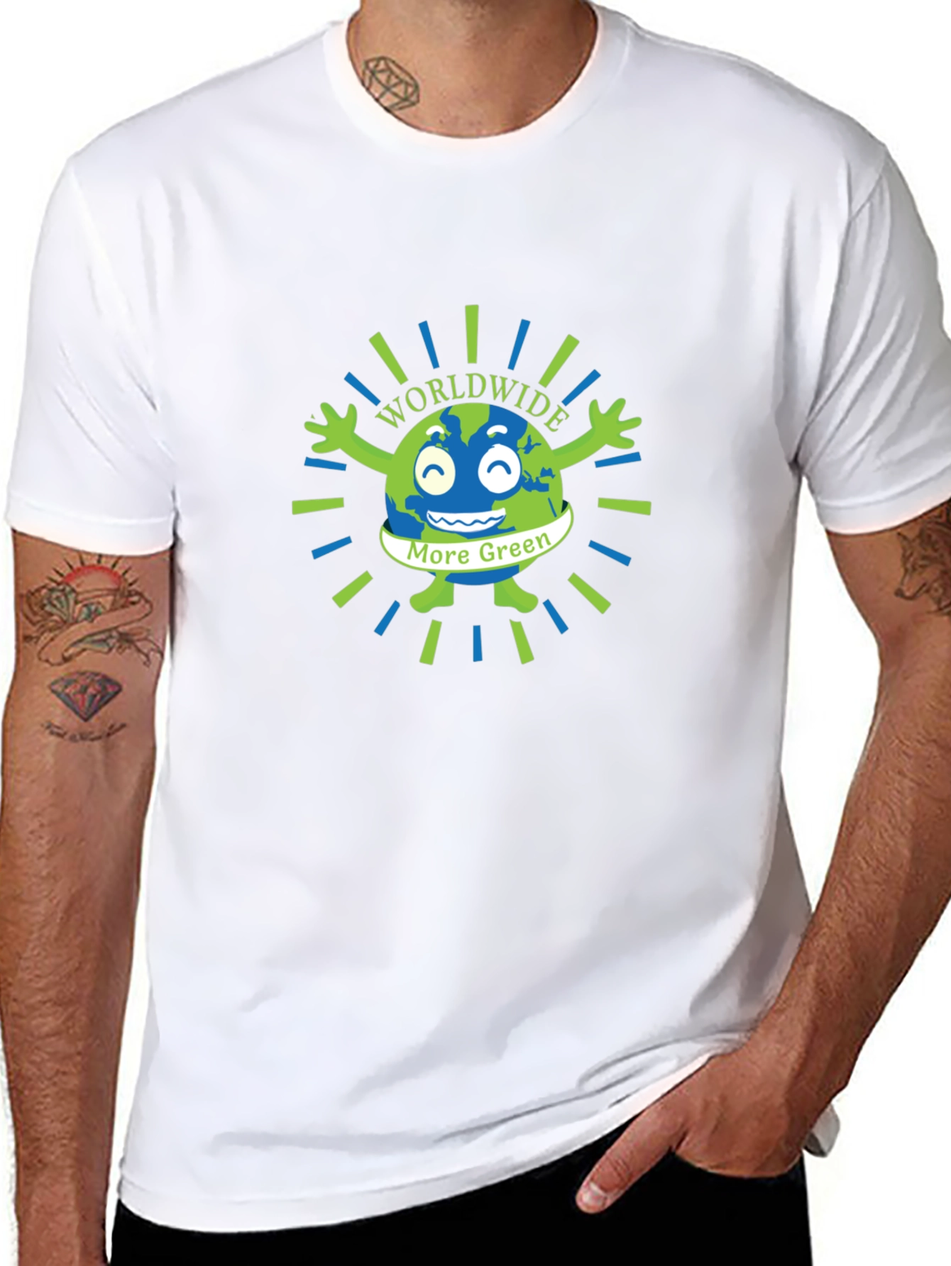 Eco-Friendly Graphic Tee - Worldwide More Green