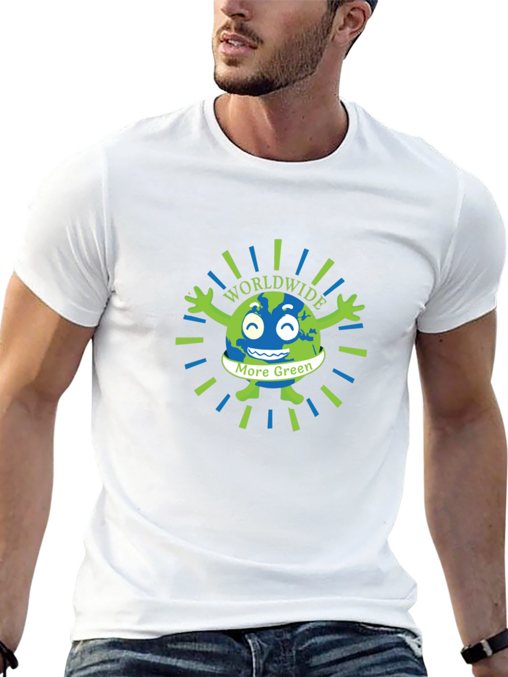 Eco-Friendly Graphic Tee - Worldwide More Green