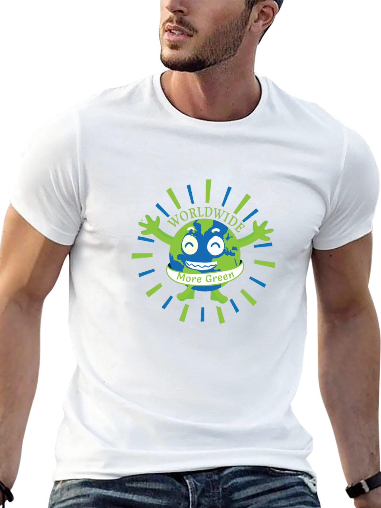 Eco-Friendly Graphic Tee - Worldwide More Green