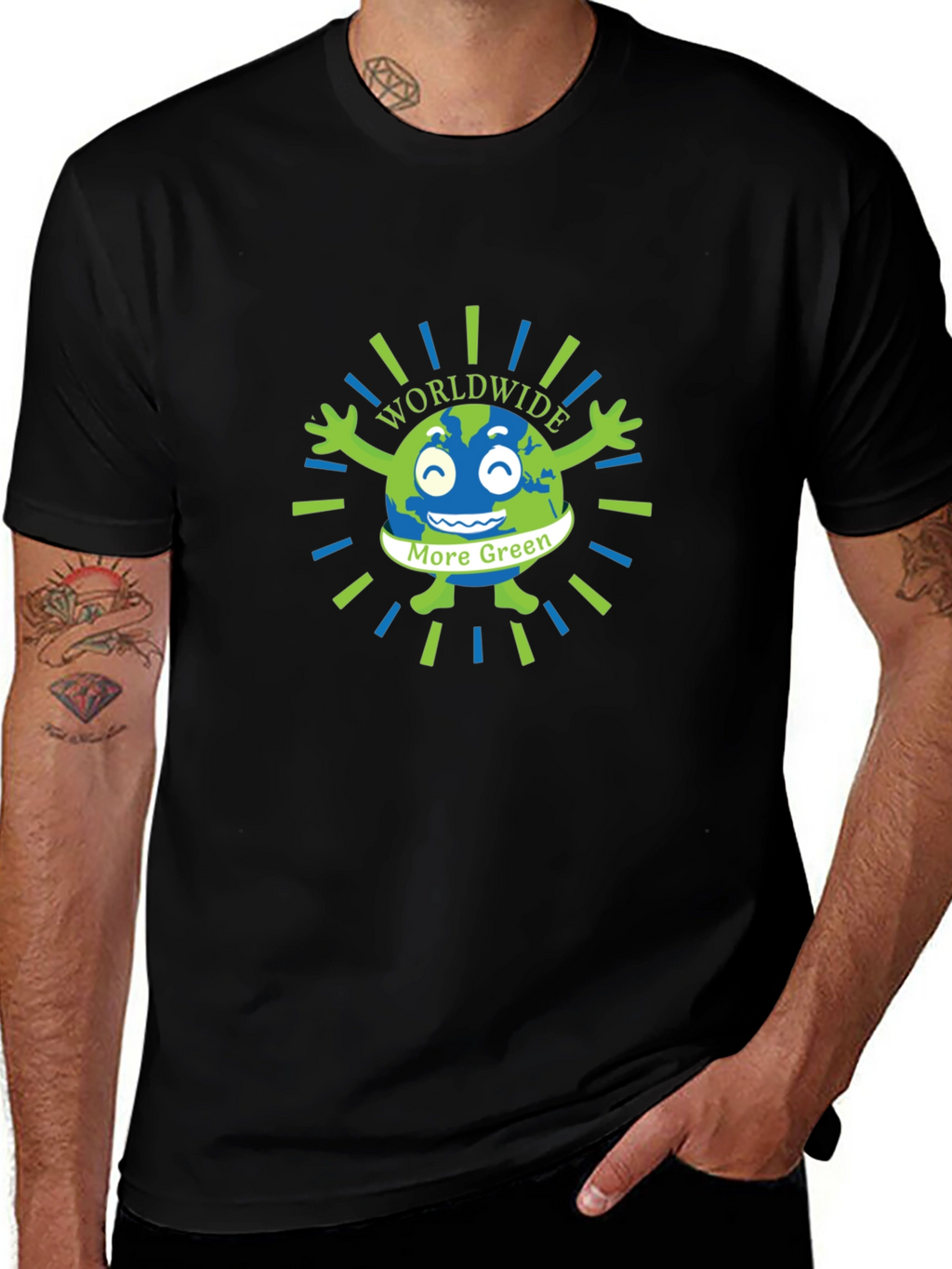 Eco-Friendly Graphic Tee - Worldwide More Green