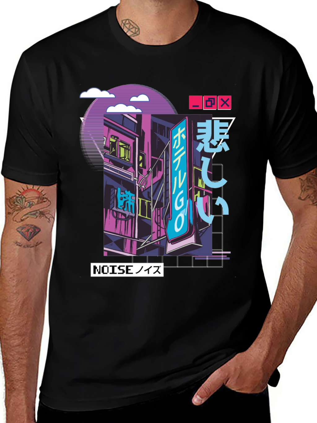 Retro Japanese Vaporwave Graphic Tee