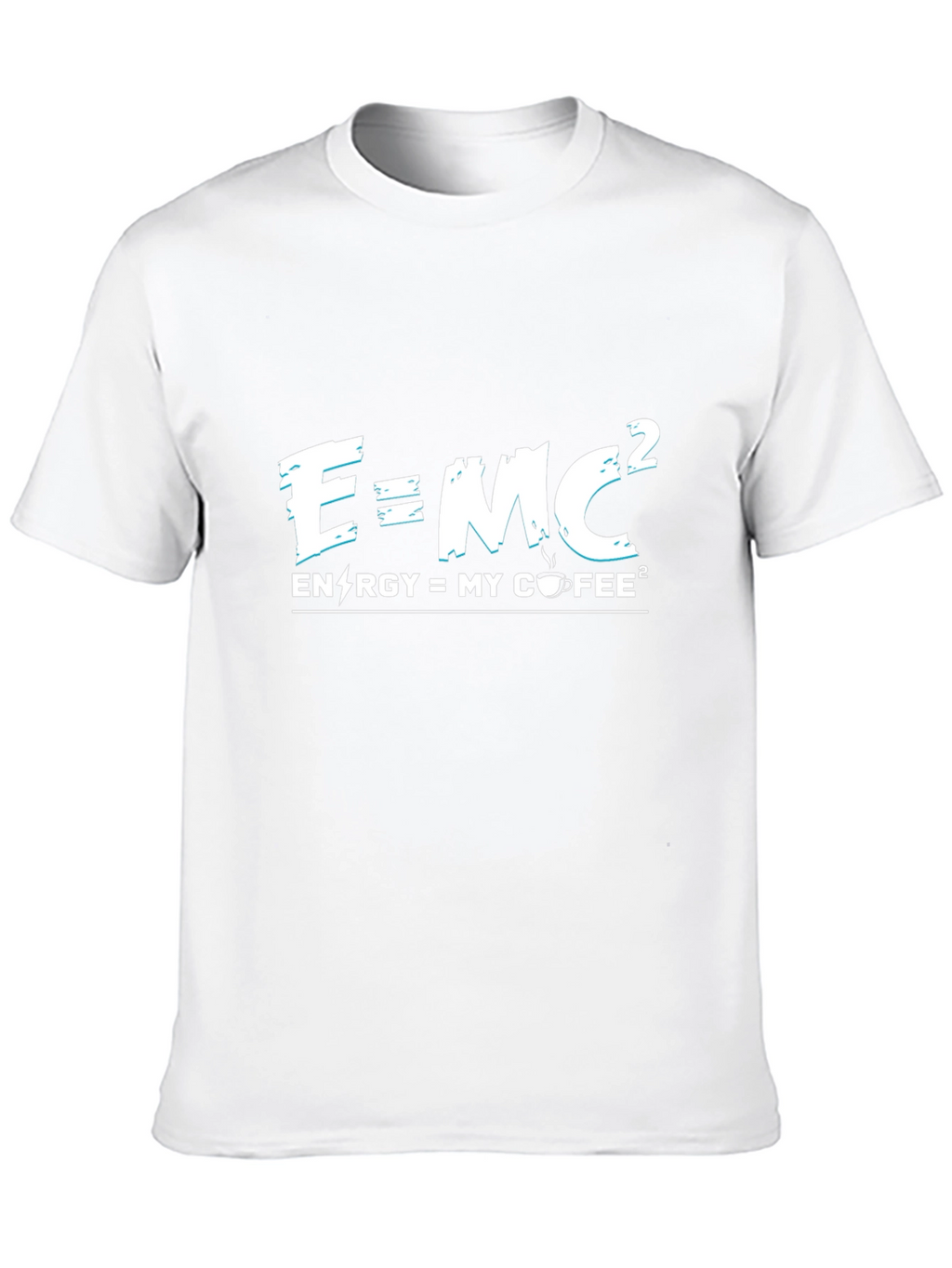 E=MC2 Energy Coffee T-Shirt - Science Humor Tee