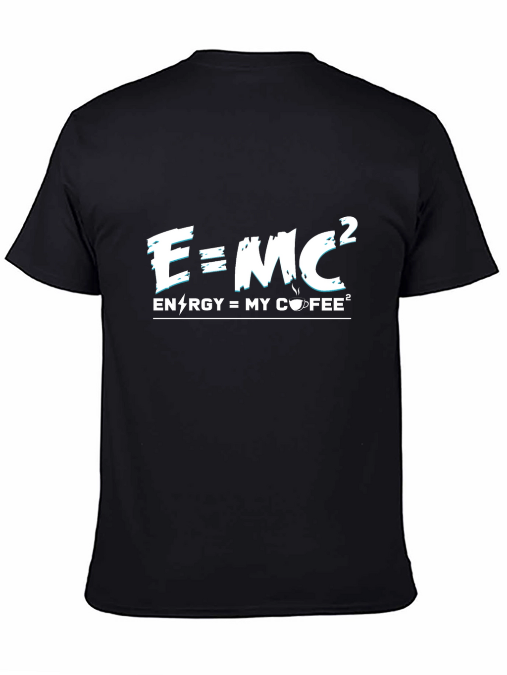 E=MC2 Energy Coffee T-Shirt - Science Humor Tee