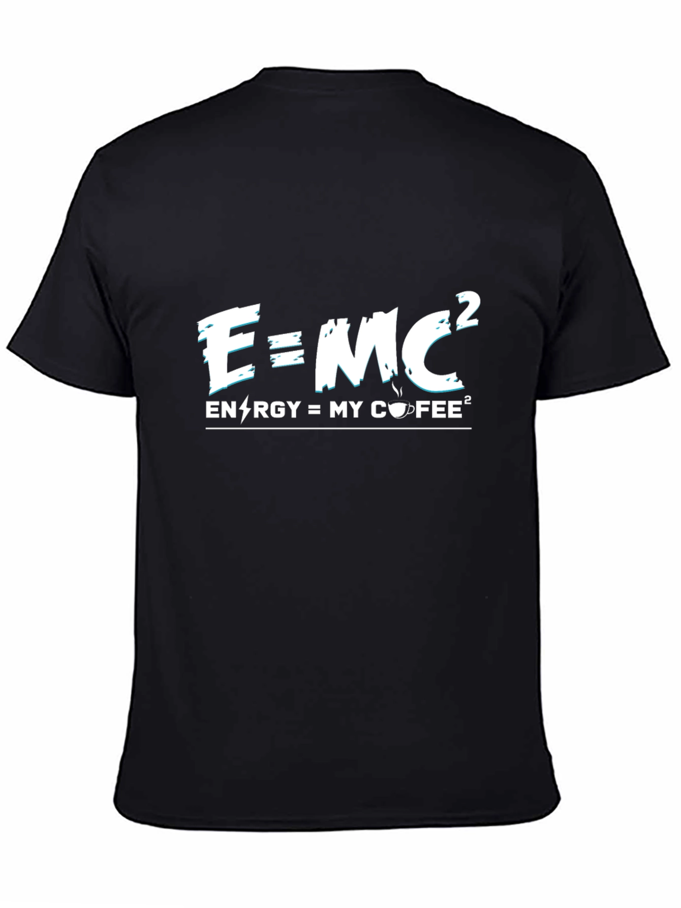 E=MC2 Energy Coffee T-Shirt - Science Humor Tee