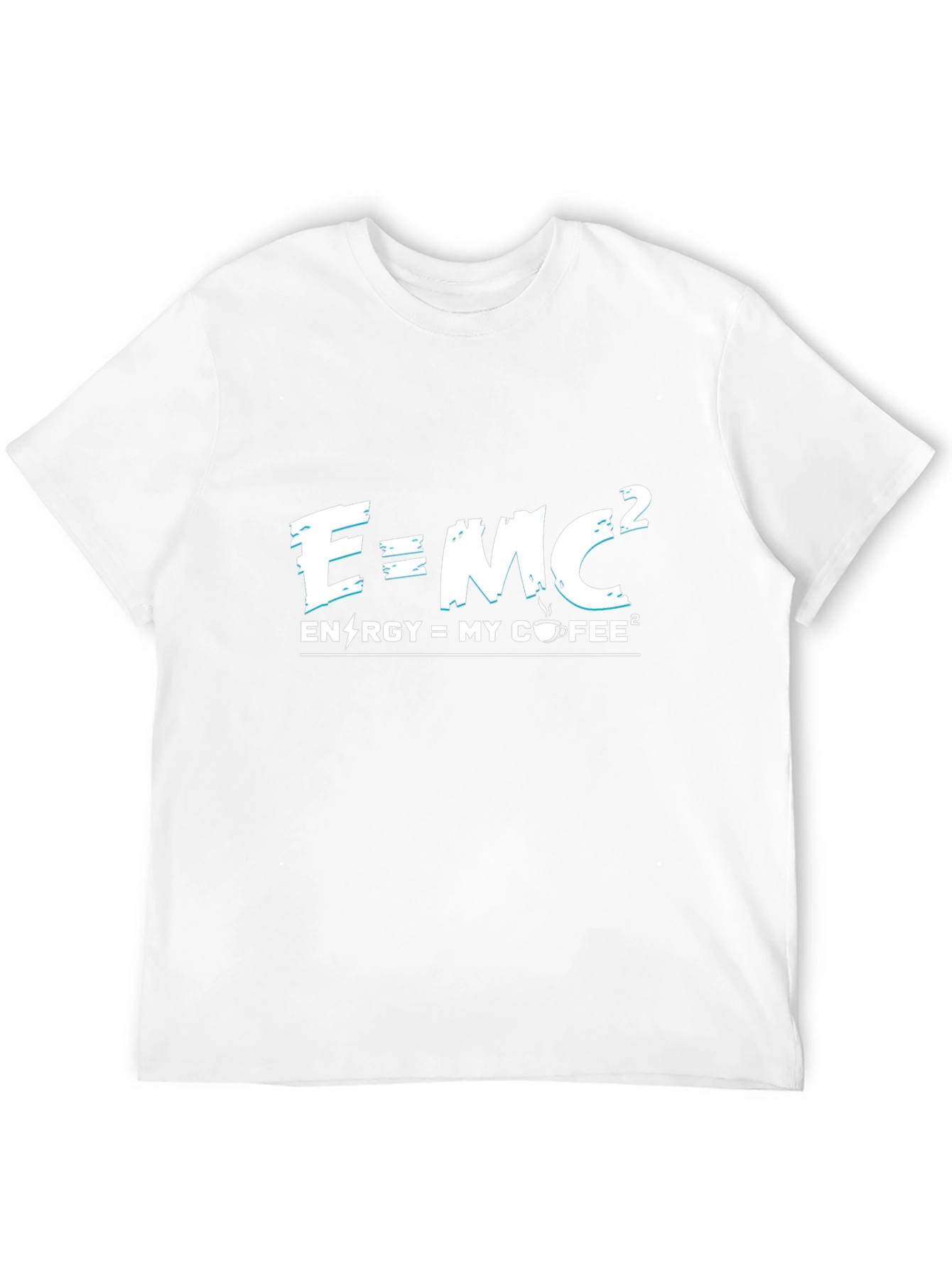 E=MC2 Energy Coffee T-Shirt - Science Humor Tee