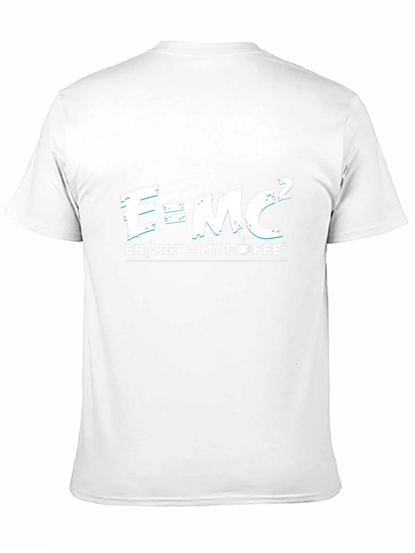 E=MC2 Energy Coffee T-Shirt - Science Humor Tee