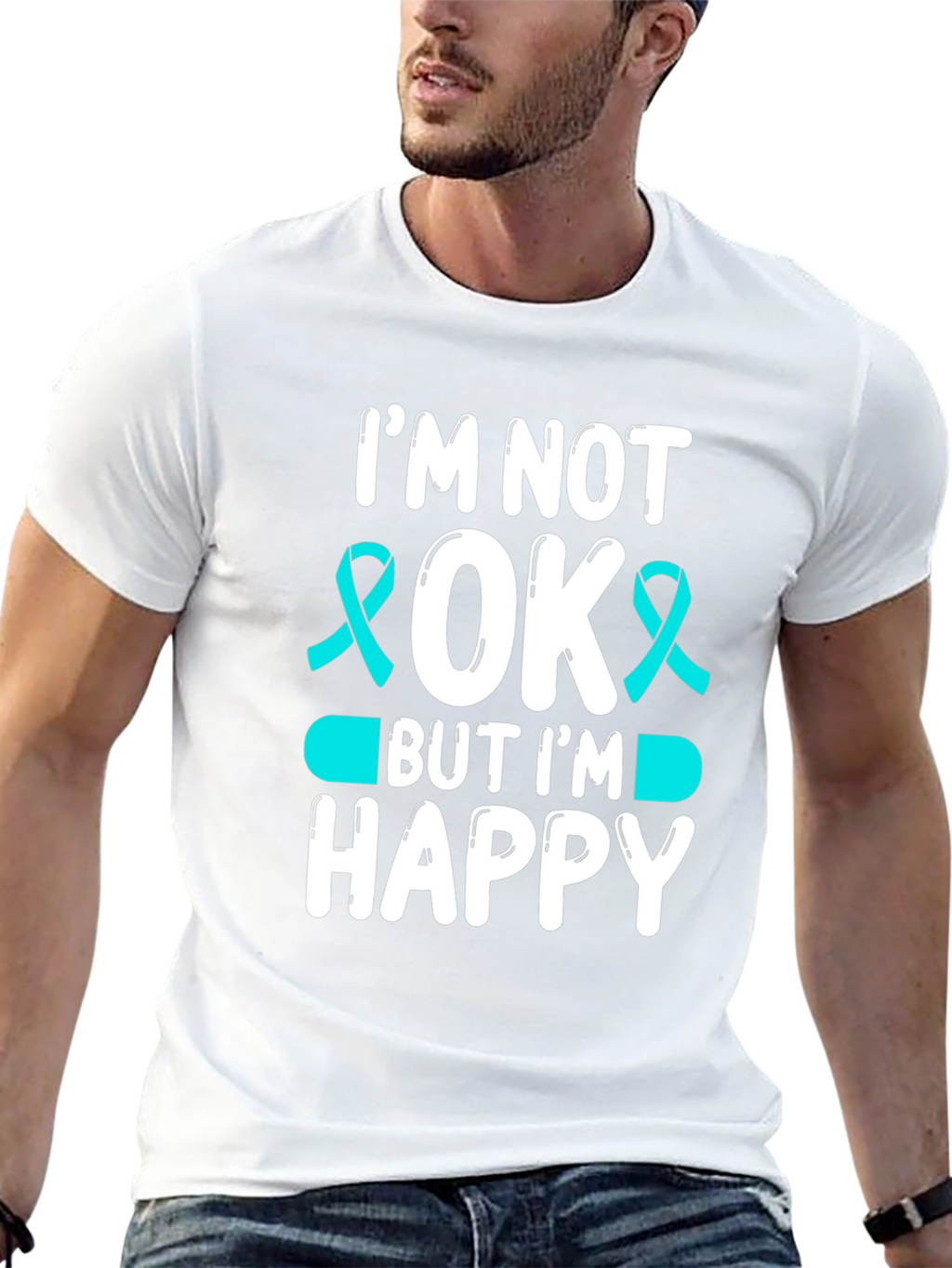 Im Not Okay But Im Happy T-Shirt