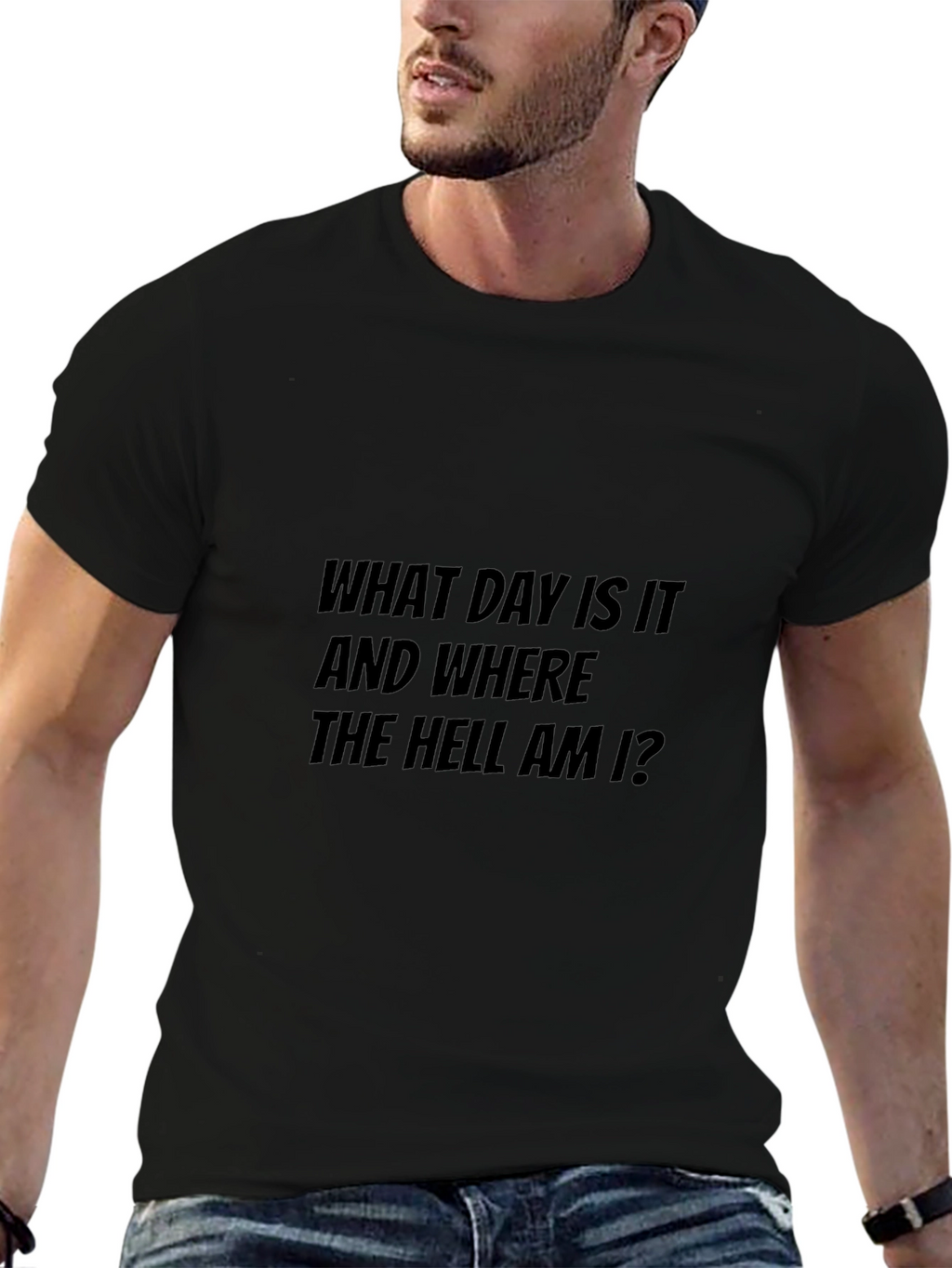 Humorous What Day Is It Graphic Tee