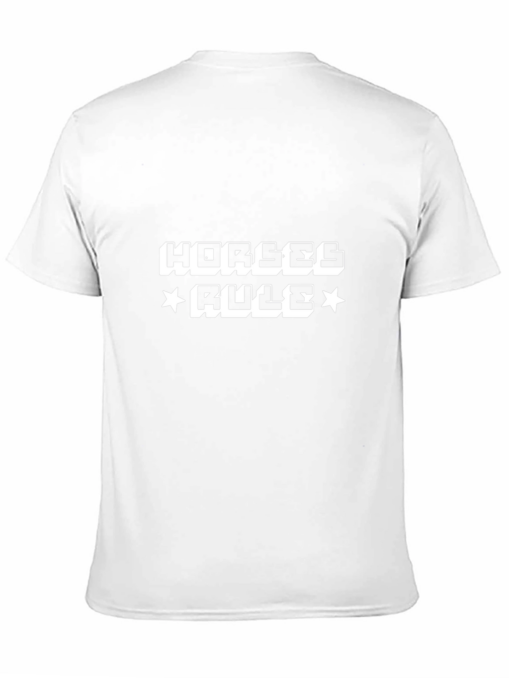 Horses Rule Black T-Shirt