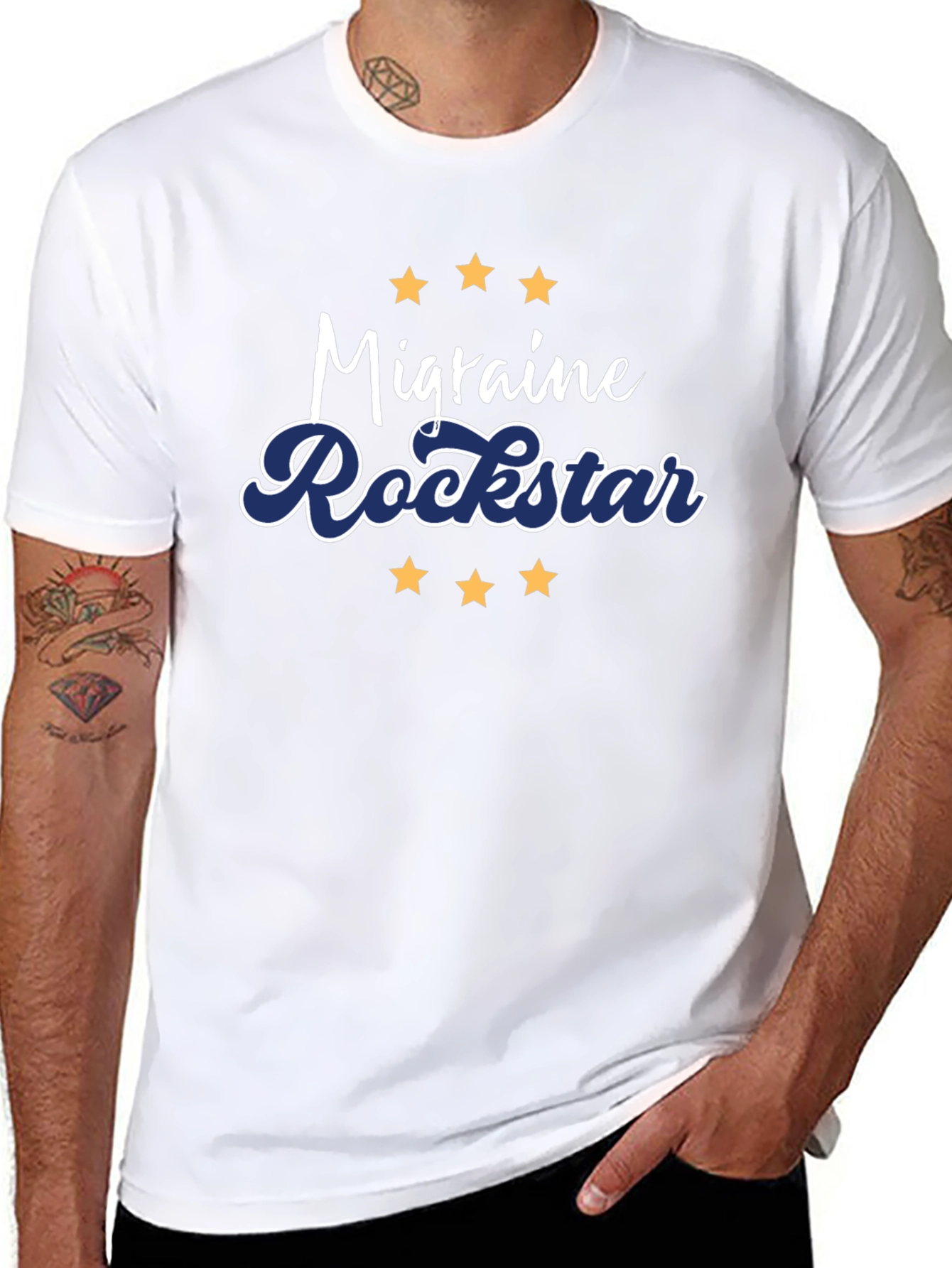 Migraine Rockstar Graphic Tee