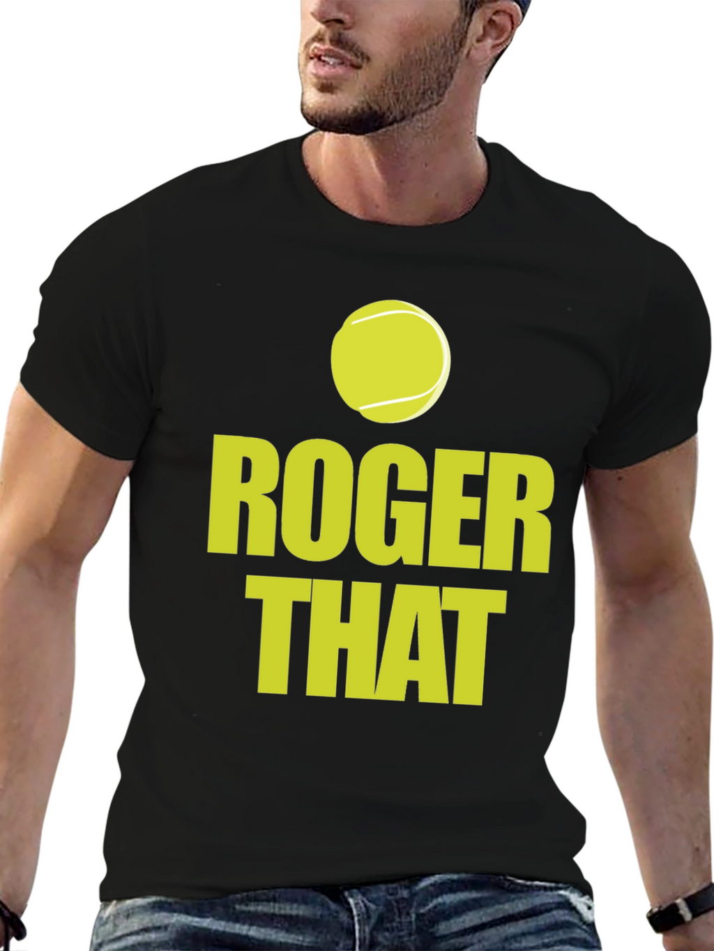 Roger That Tennis T-Shirt - Ace Your Style!