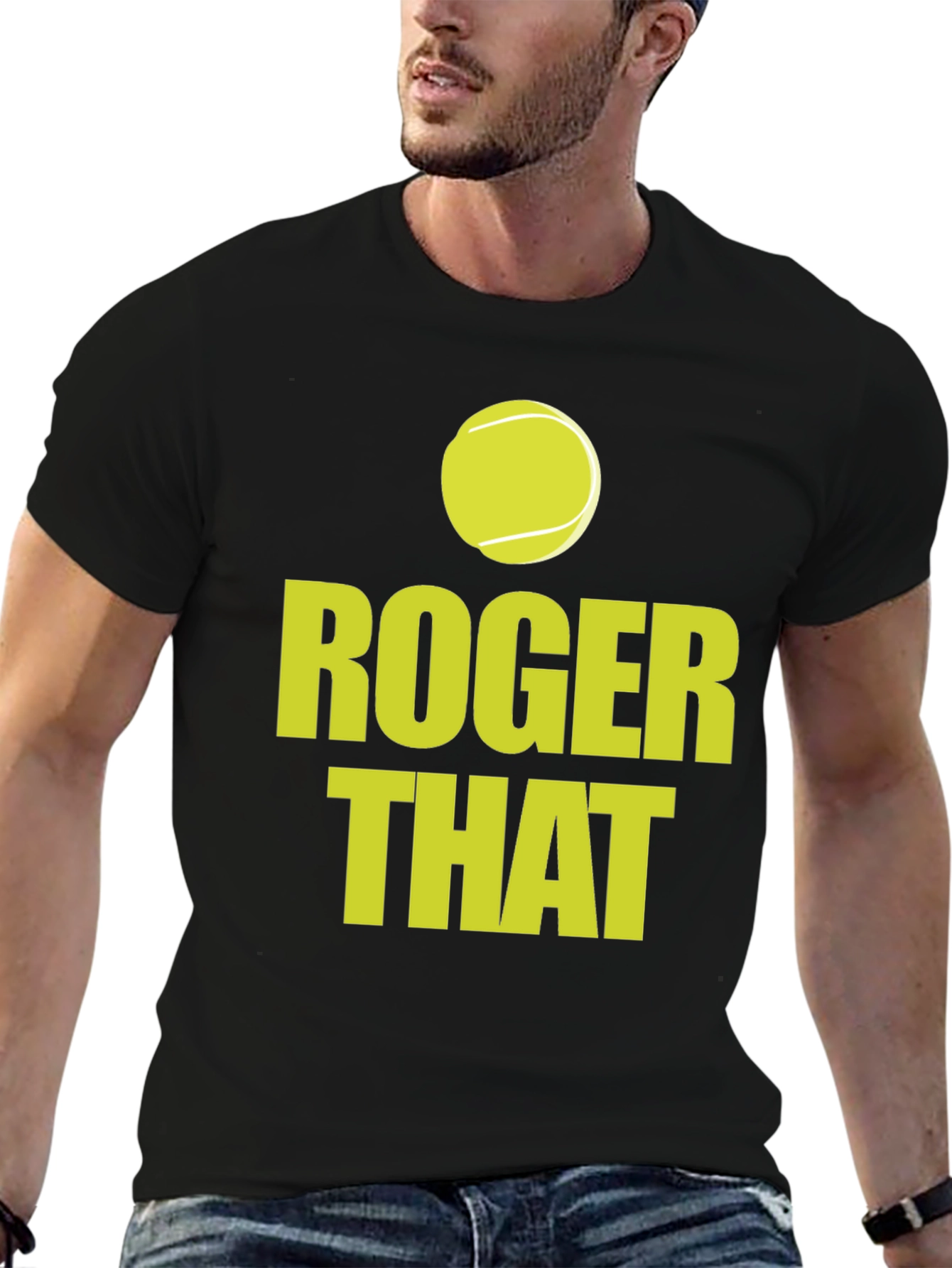 Roger That Tennis T-Shirt - Ace Your Style!