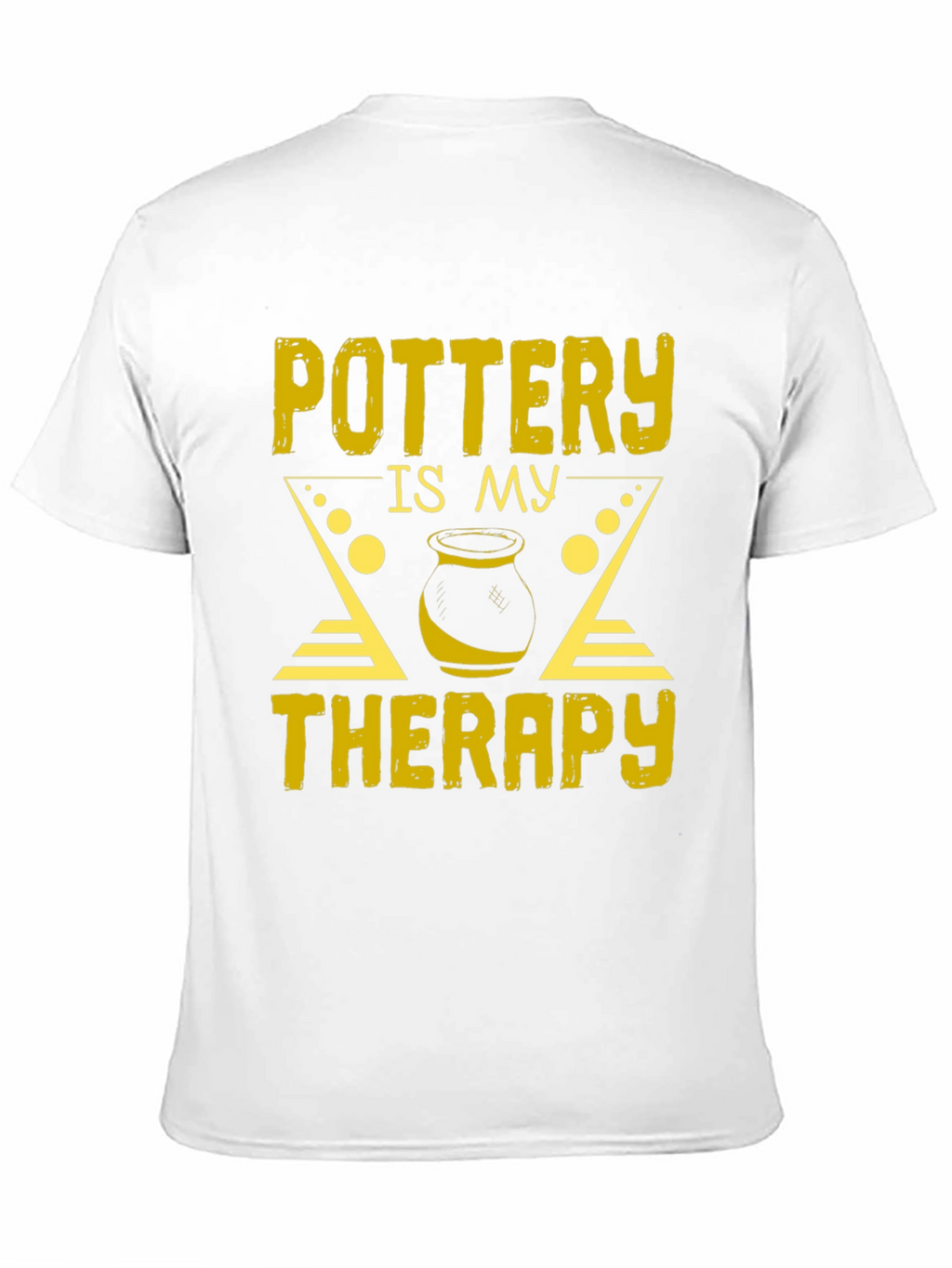 Pottery is My Therapy T-Shirt - Black