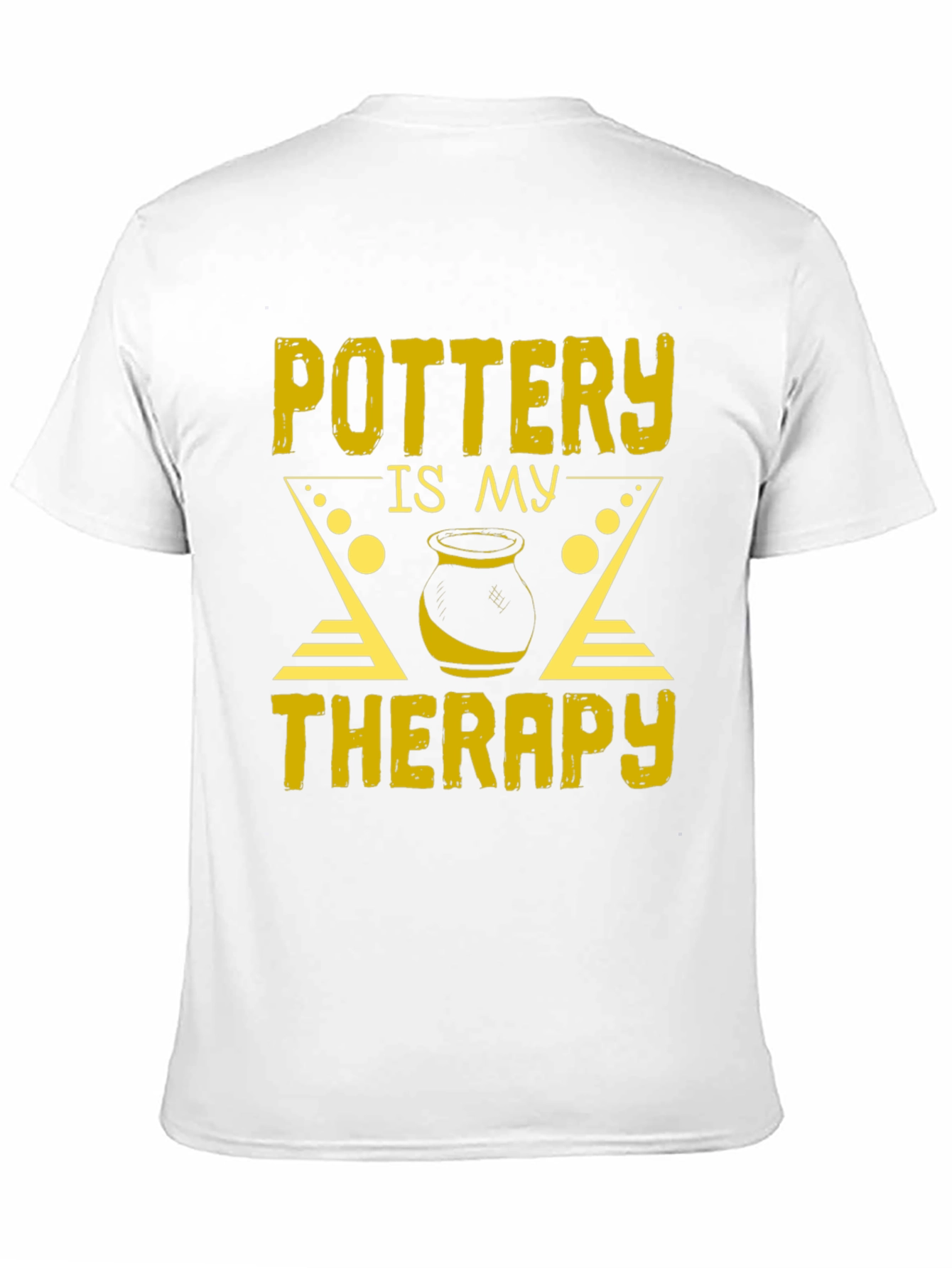 Pottery is My Therapy T-Shirt - Black