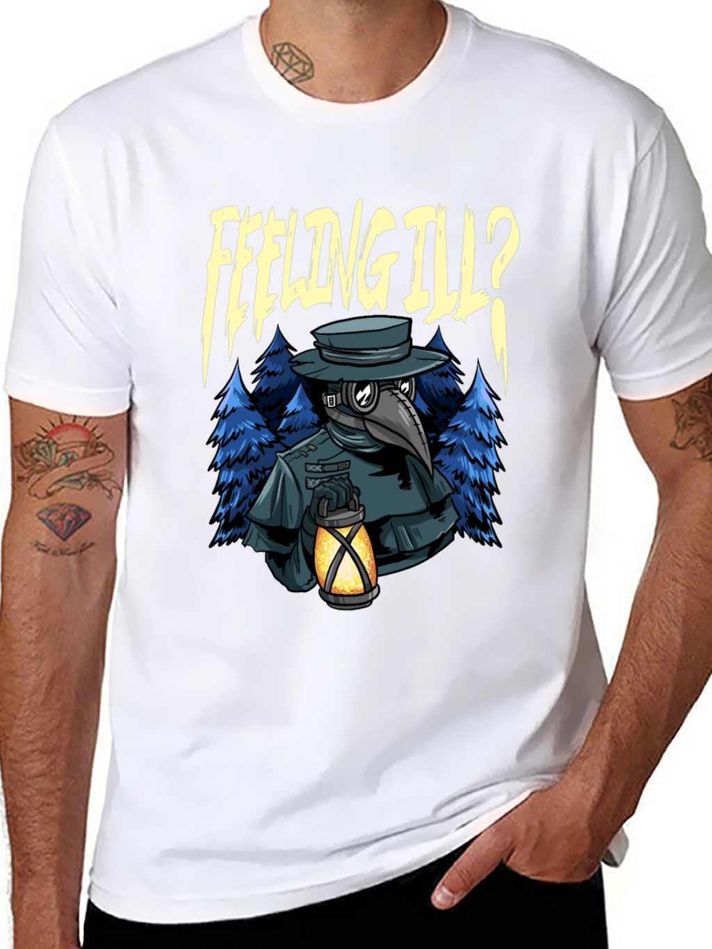 Feeling Ill? Plague Doctor Graphic Tee
