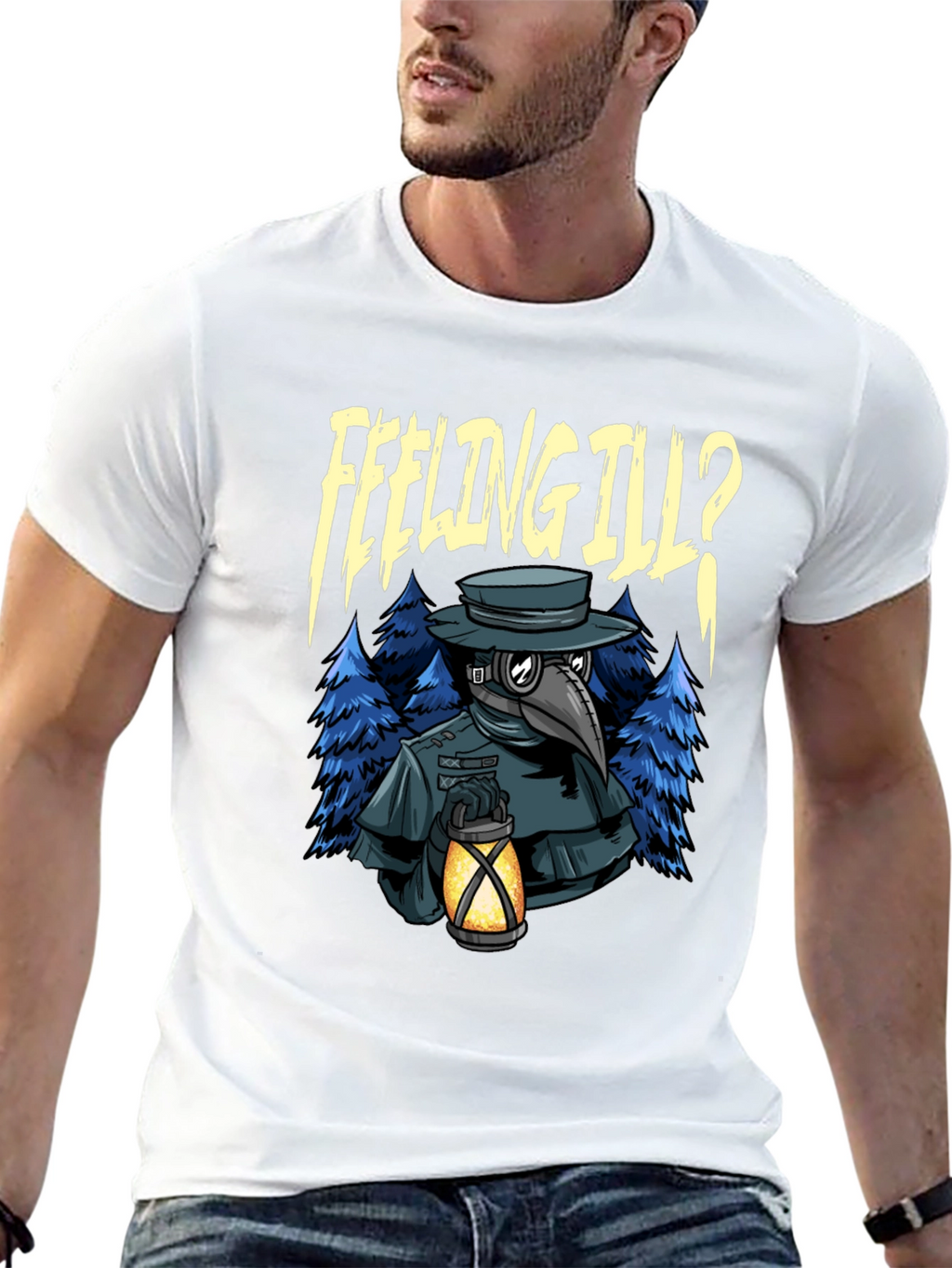 Feeling Ill? Plague Doctor Graphic Tee