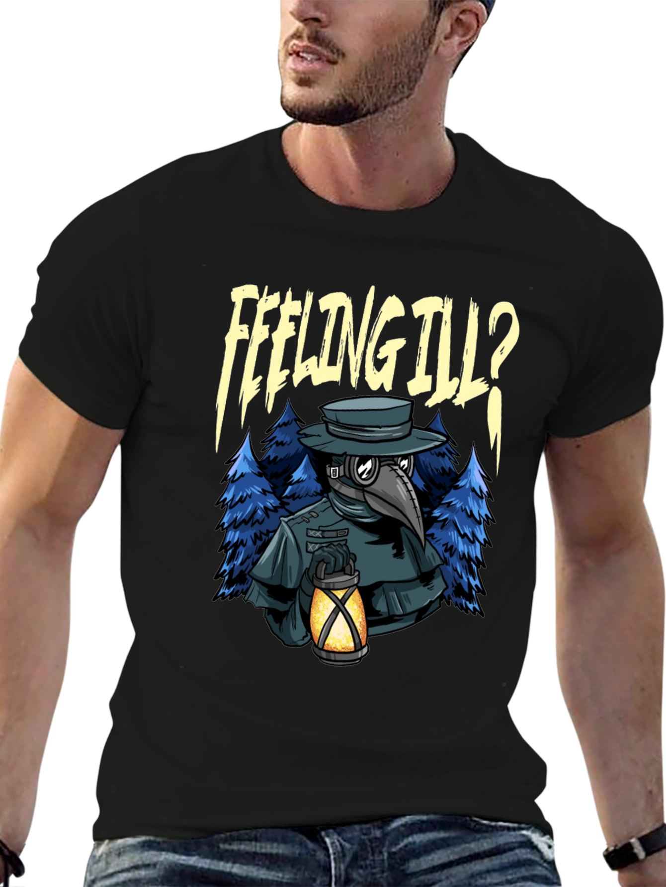 Feeling Ill? Plague Doctor Graphic Tee