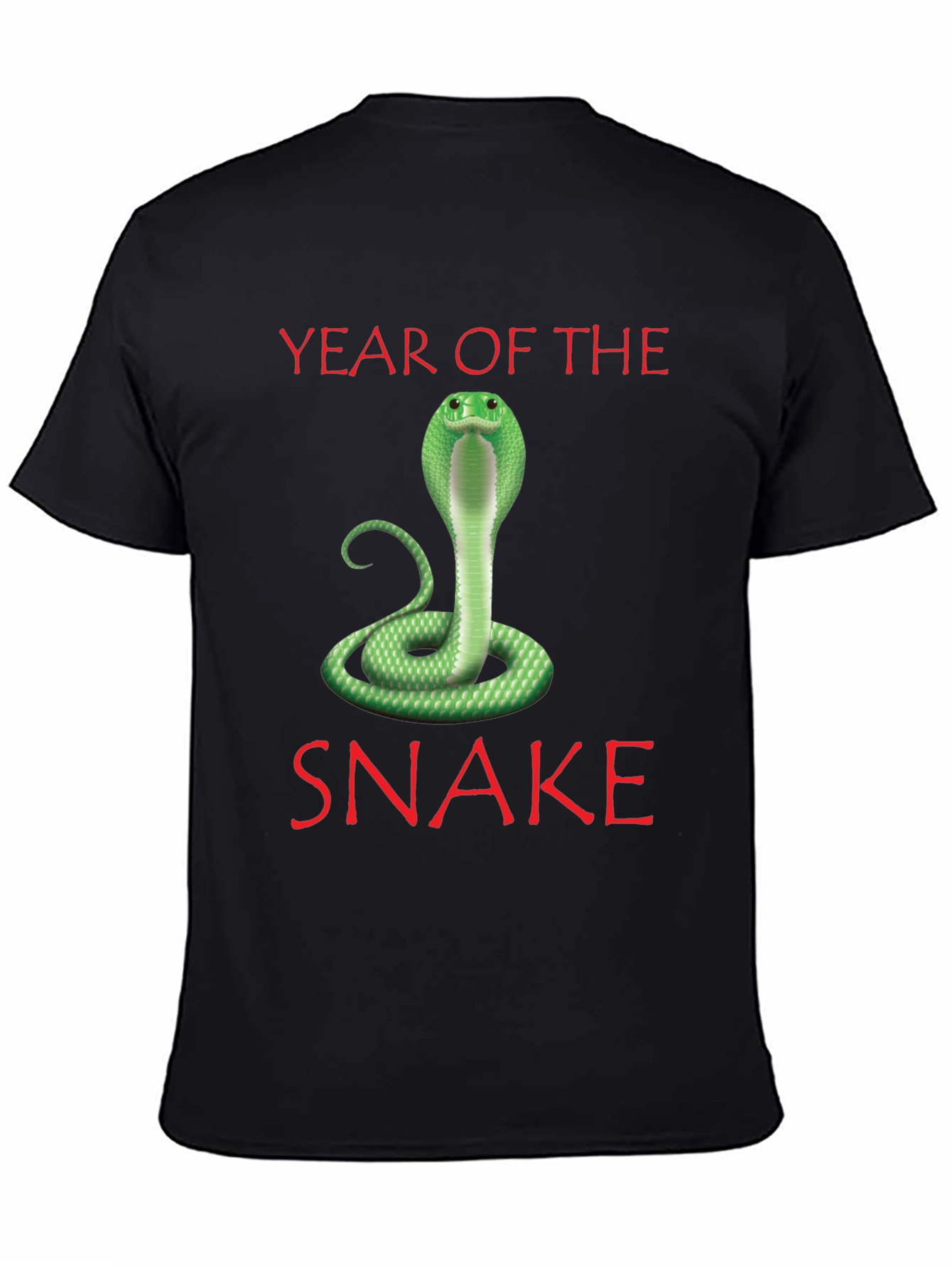 Year of the Snake T-Shirt - Green Cobra Design