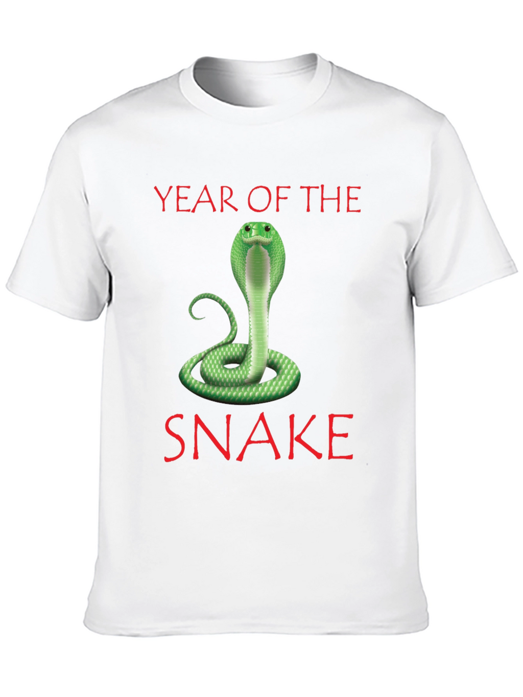 Year of the Snake T-Shirt - Green Cobra Design