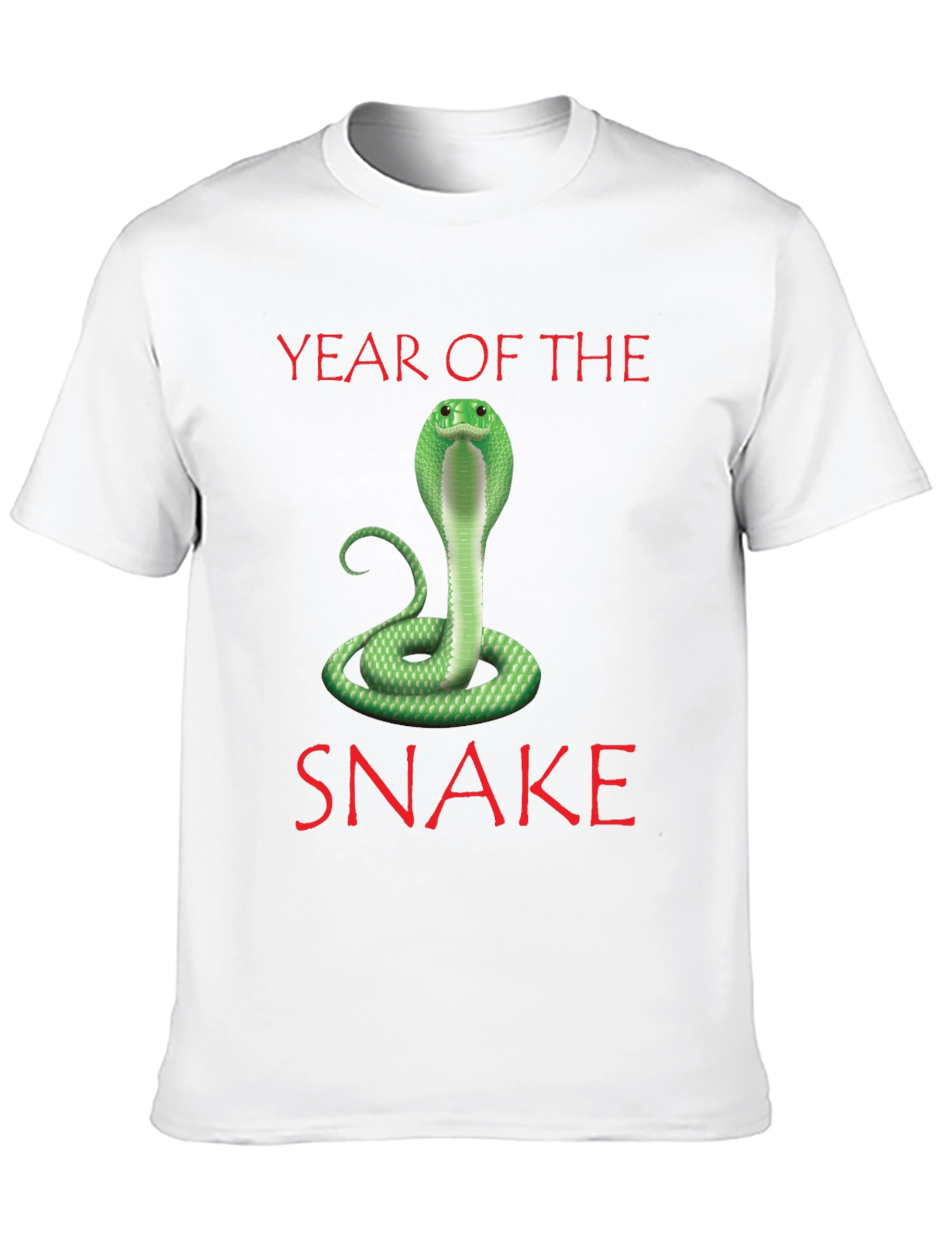 Year of the Snake T-Shirt - Green Cobra Design