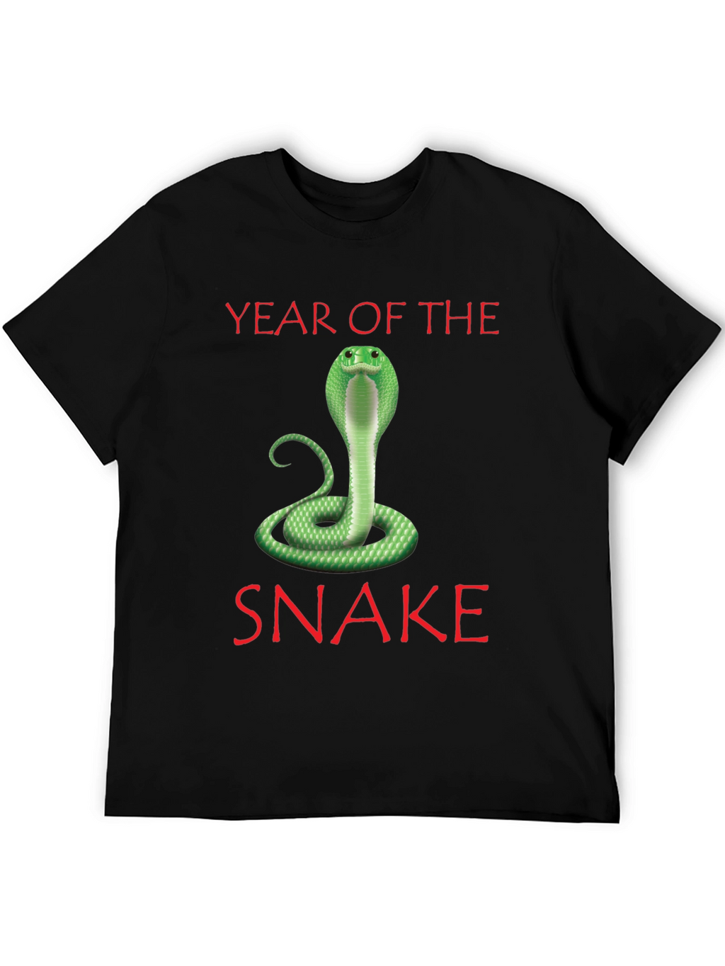 Year of the Snake T-Shirt - Green Cobra Design