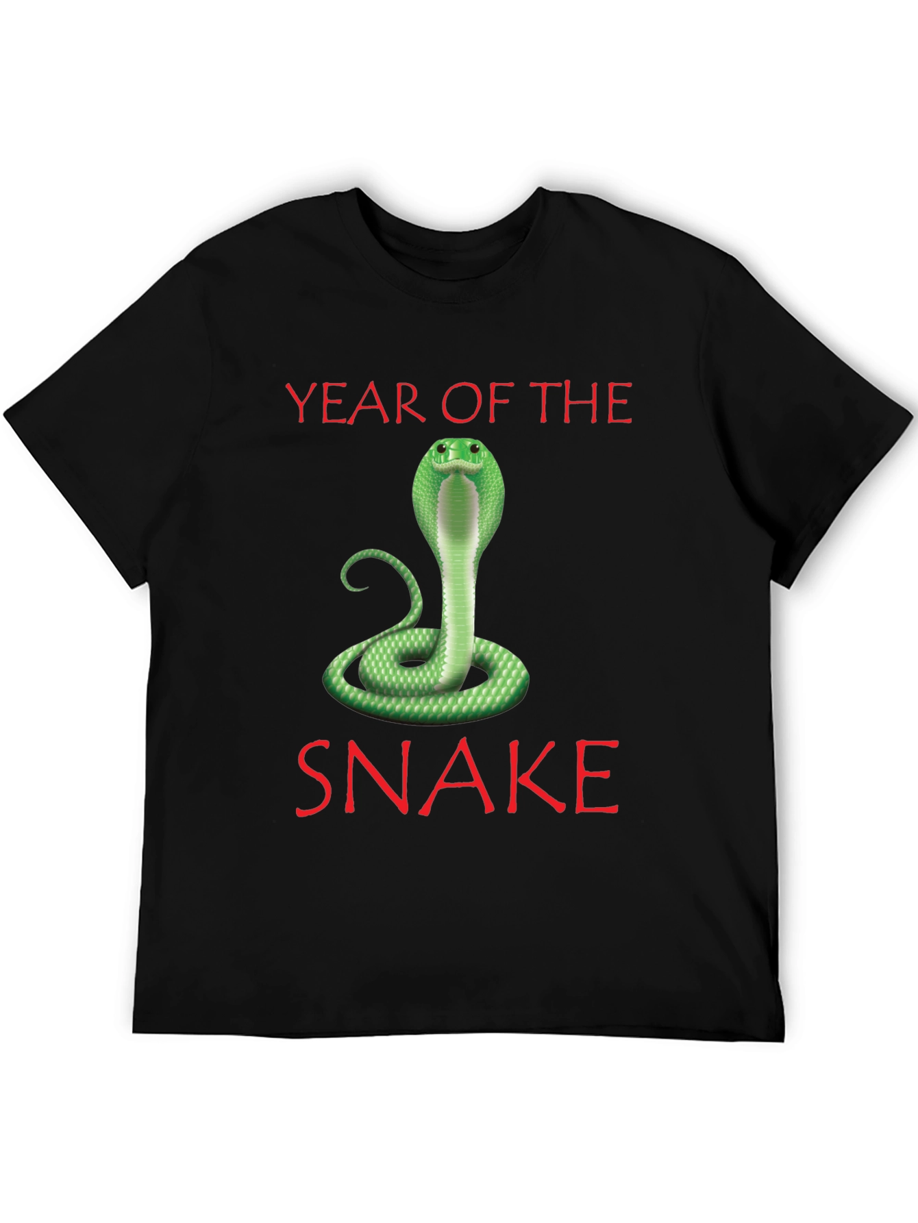 Year of the Snake T-Shirt - Green Cobra Design