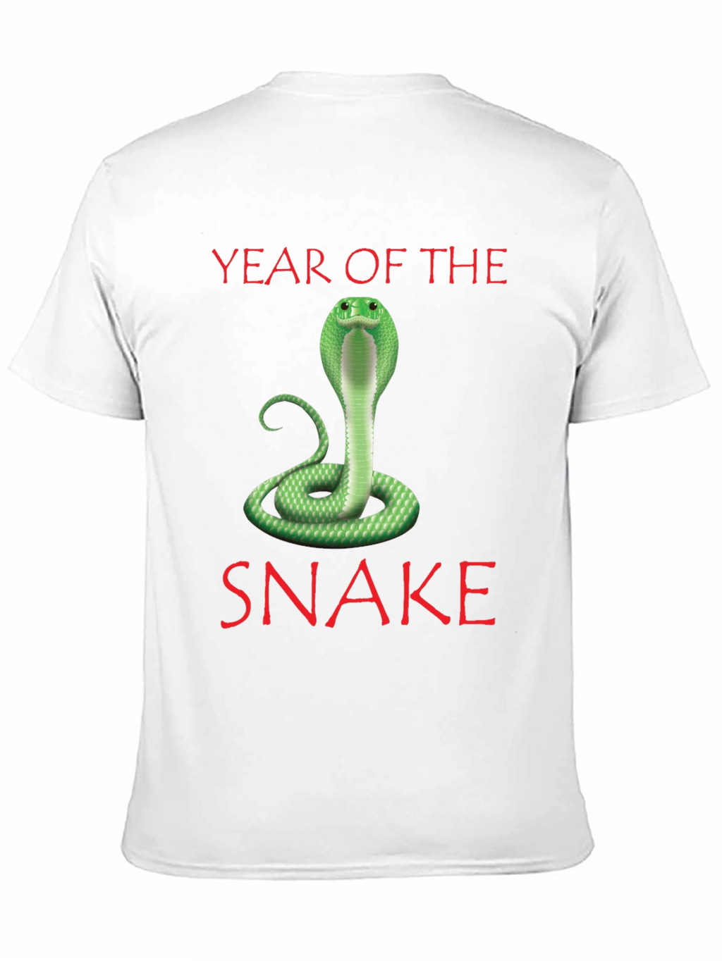 Year of the Snake T-Shirt - Green Cobra Design