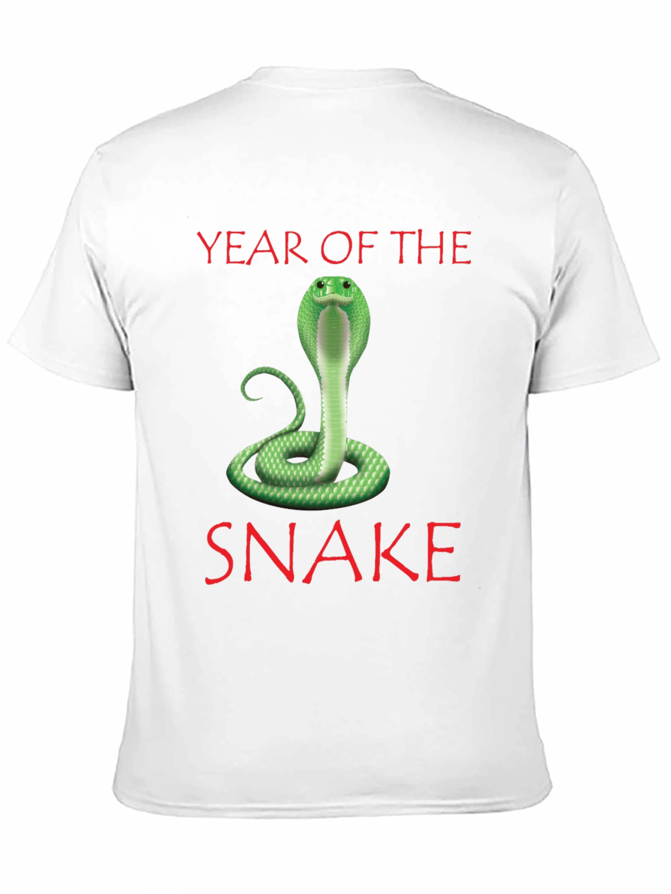 Year of the Snake T-Shirt - Green Cobra Design