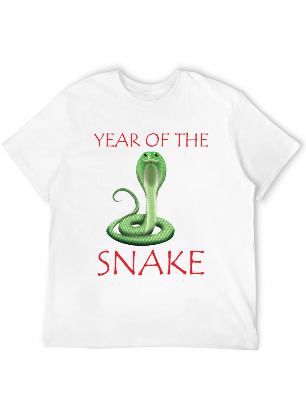 Year of the Snake T-Shirt - Green Cobra Design