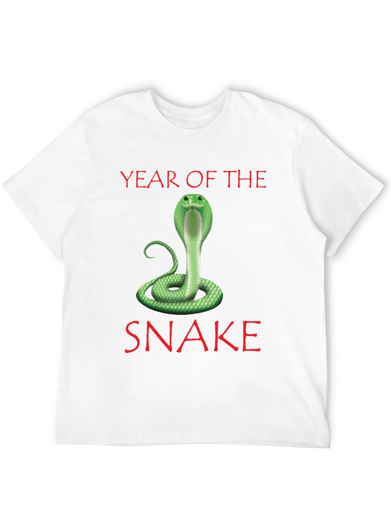 Year of the Snake T-Shirt - Green Cobra Design